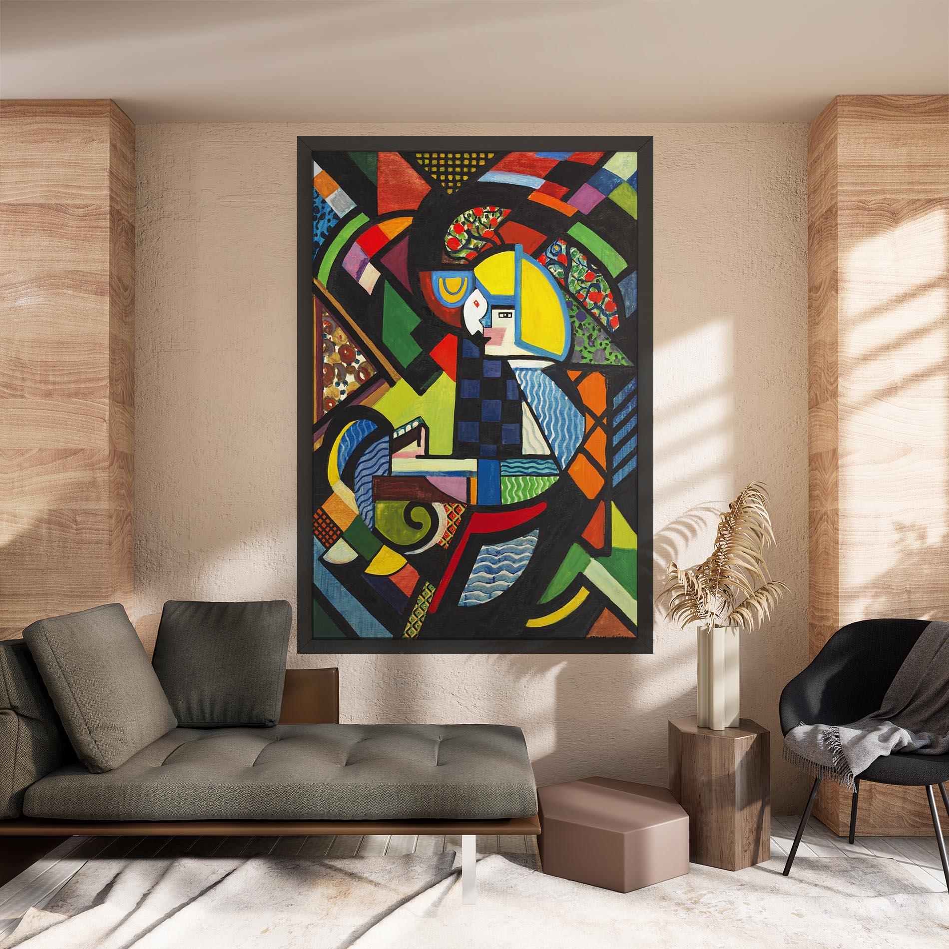 Leinwandbild Mix Color Shapes mockup 8