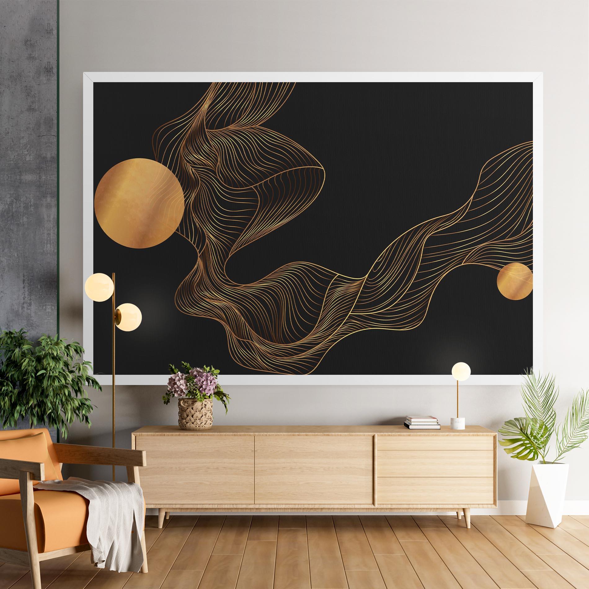 Leinwandbild Frecventa Abstracta mockup 9