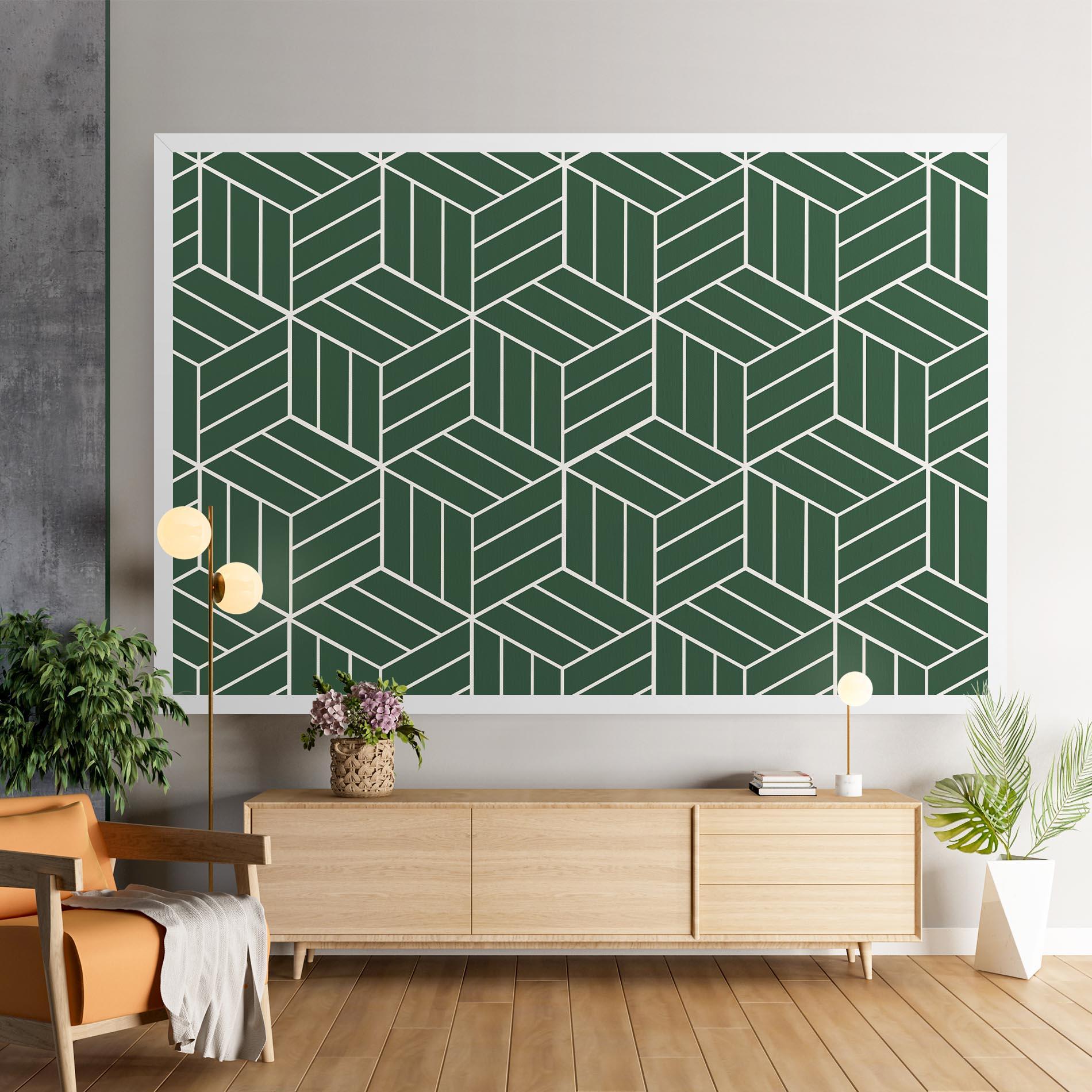 Leinwandbild Green Square mockup 9