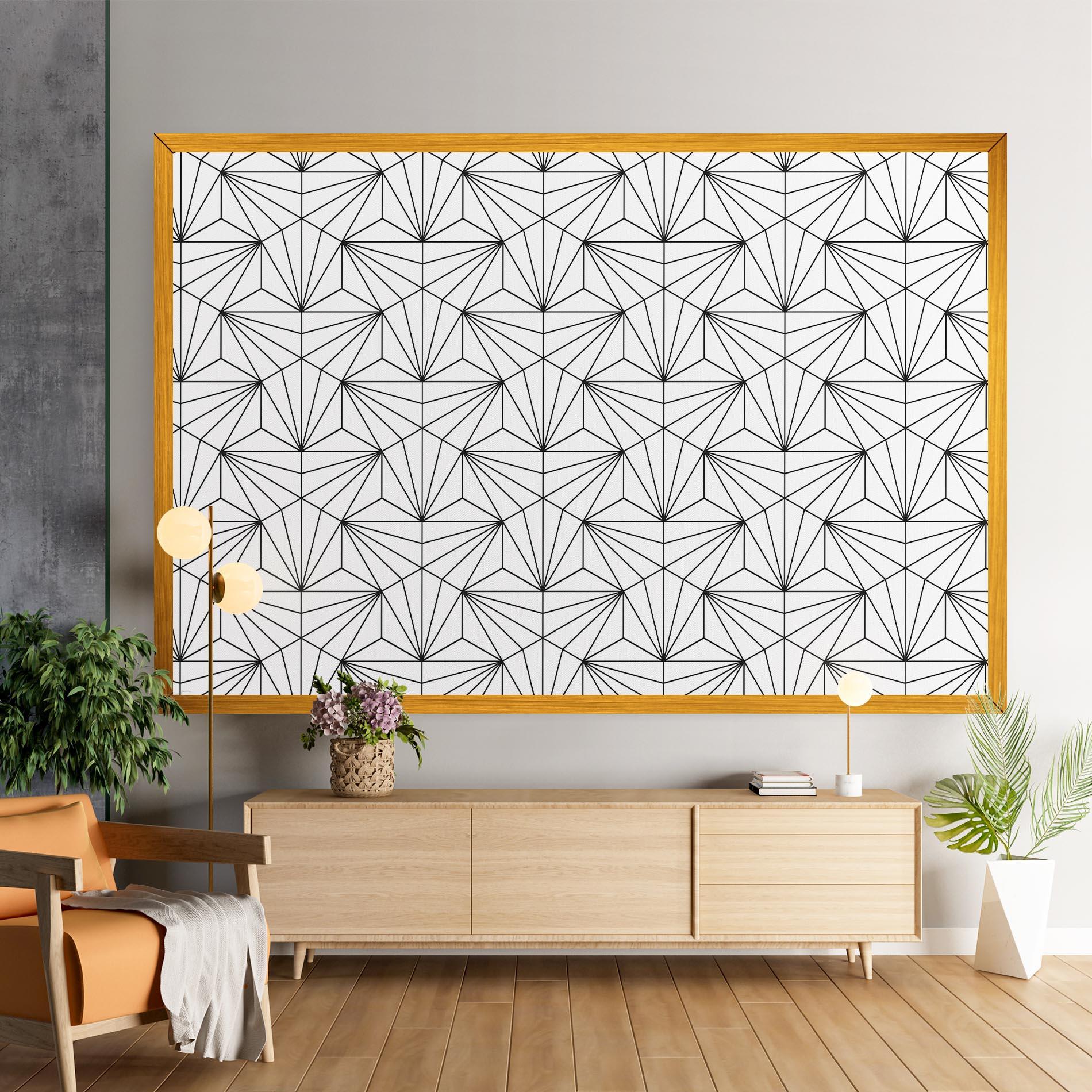 Leinwandbild Black Triangle mockup 9