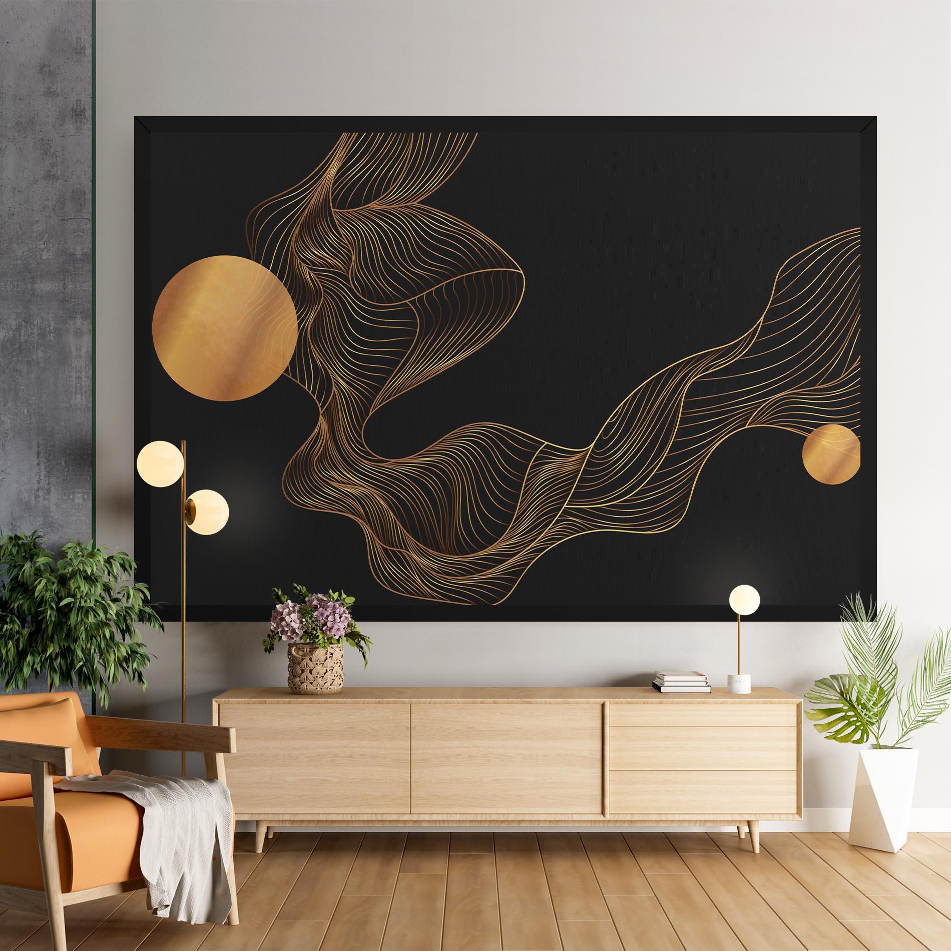 Leinwandbild Frecventa Abstracta mockup 9