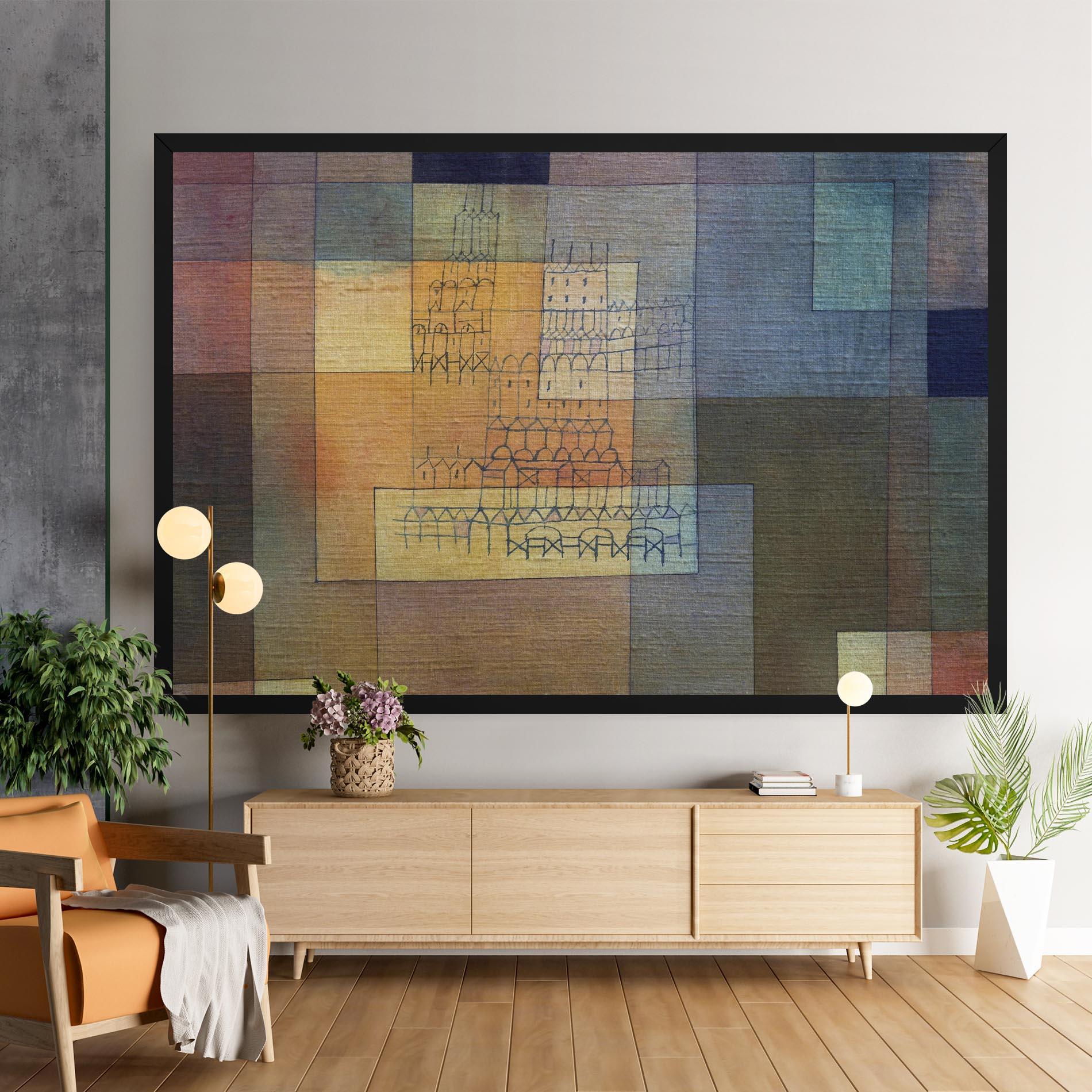 Leinwandbild Water Color Square mockup 9