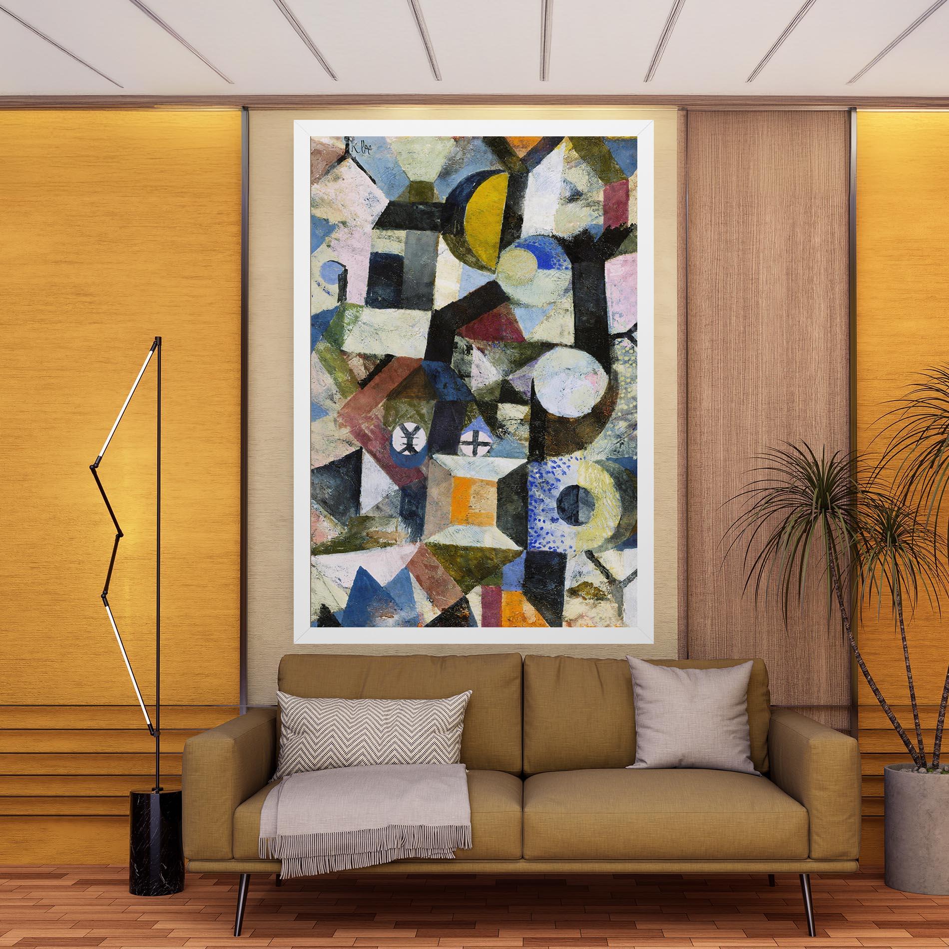 Leinwandbild Abstract Geometric mockup 9