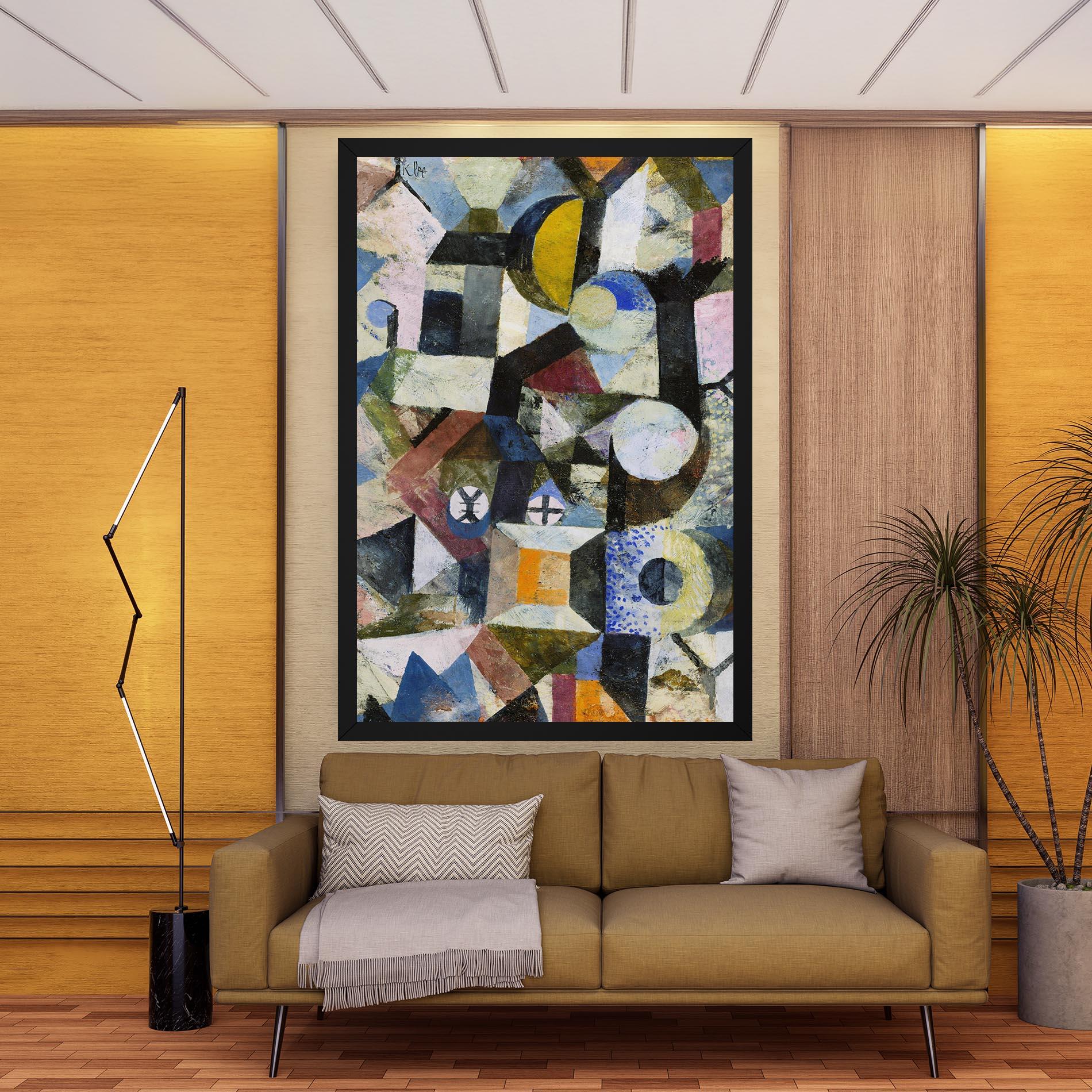 Leinwandbild Abstract Geometric mockup 9