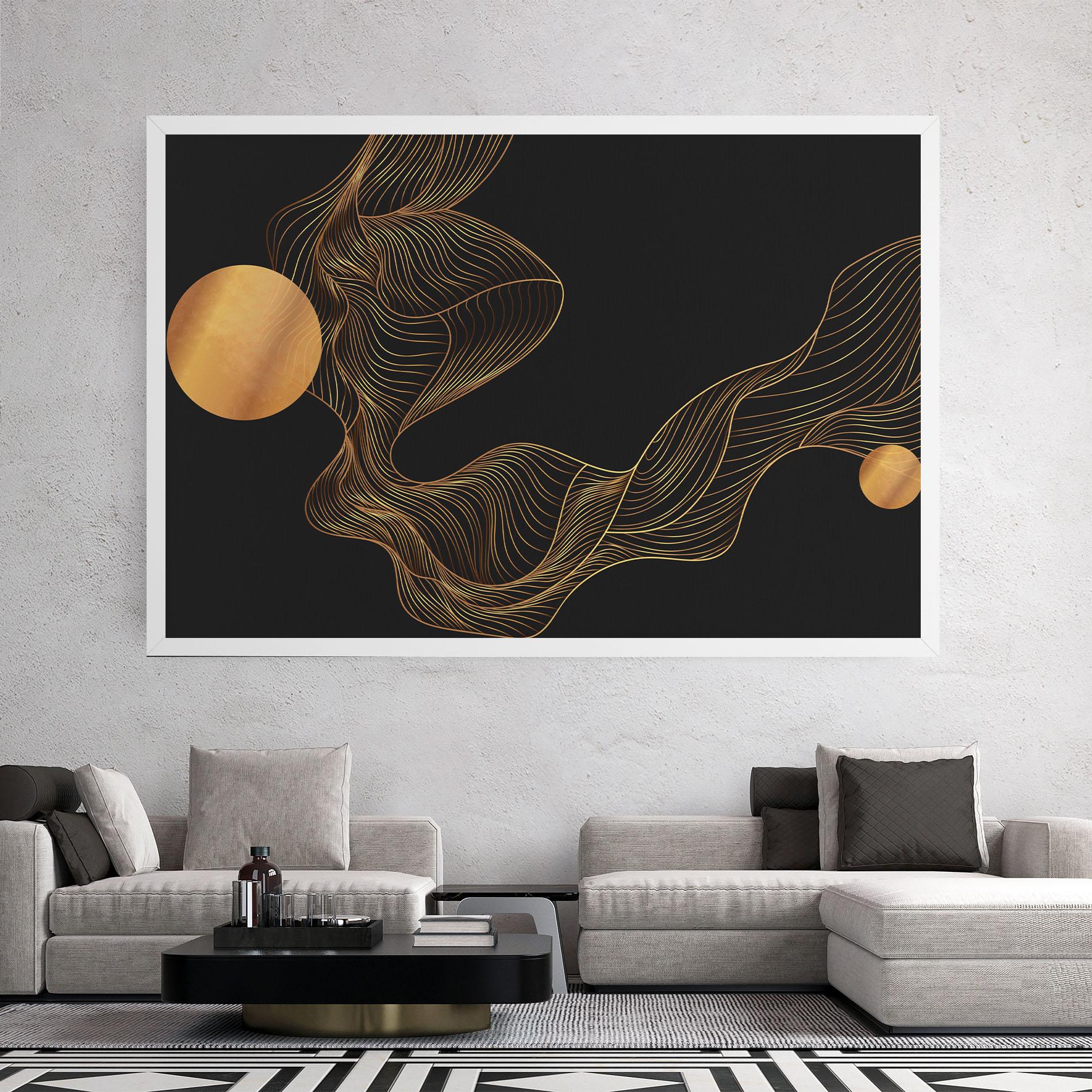 Leinwandbild Frecventa Abstracta mockup 2