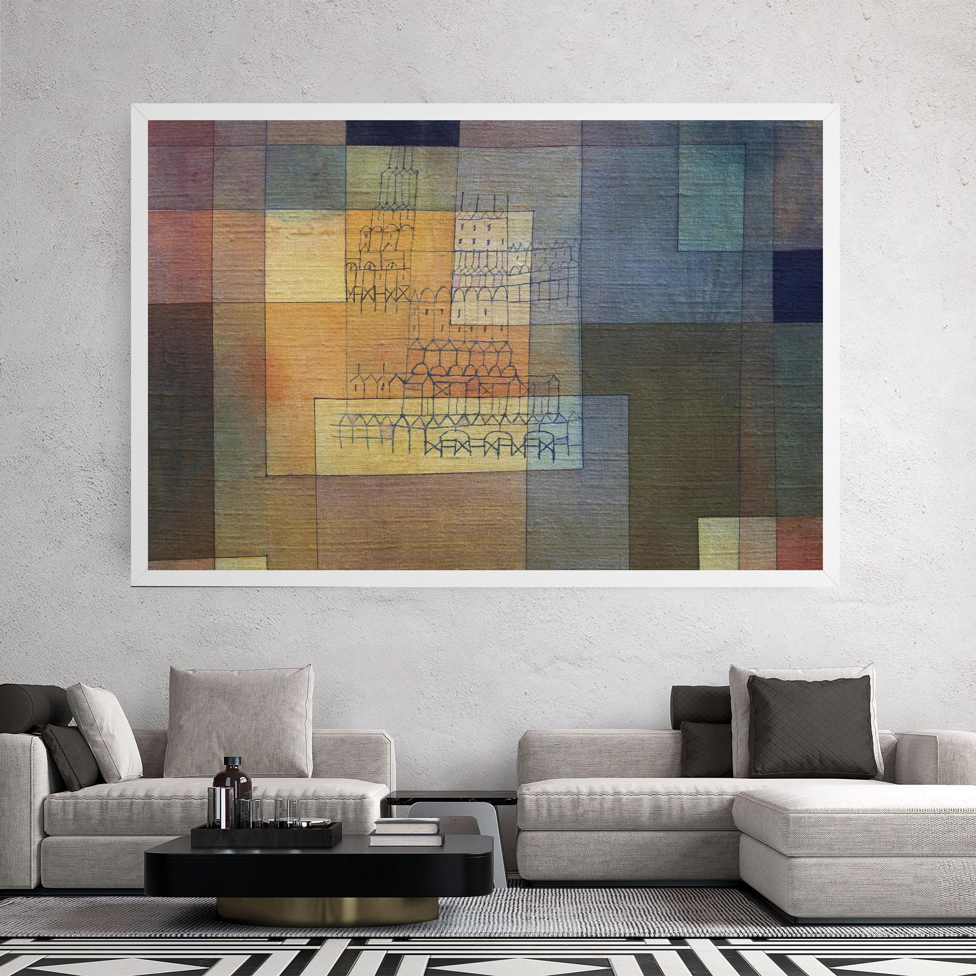 Leinwandbild Water Color Square mockup 2