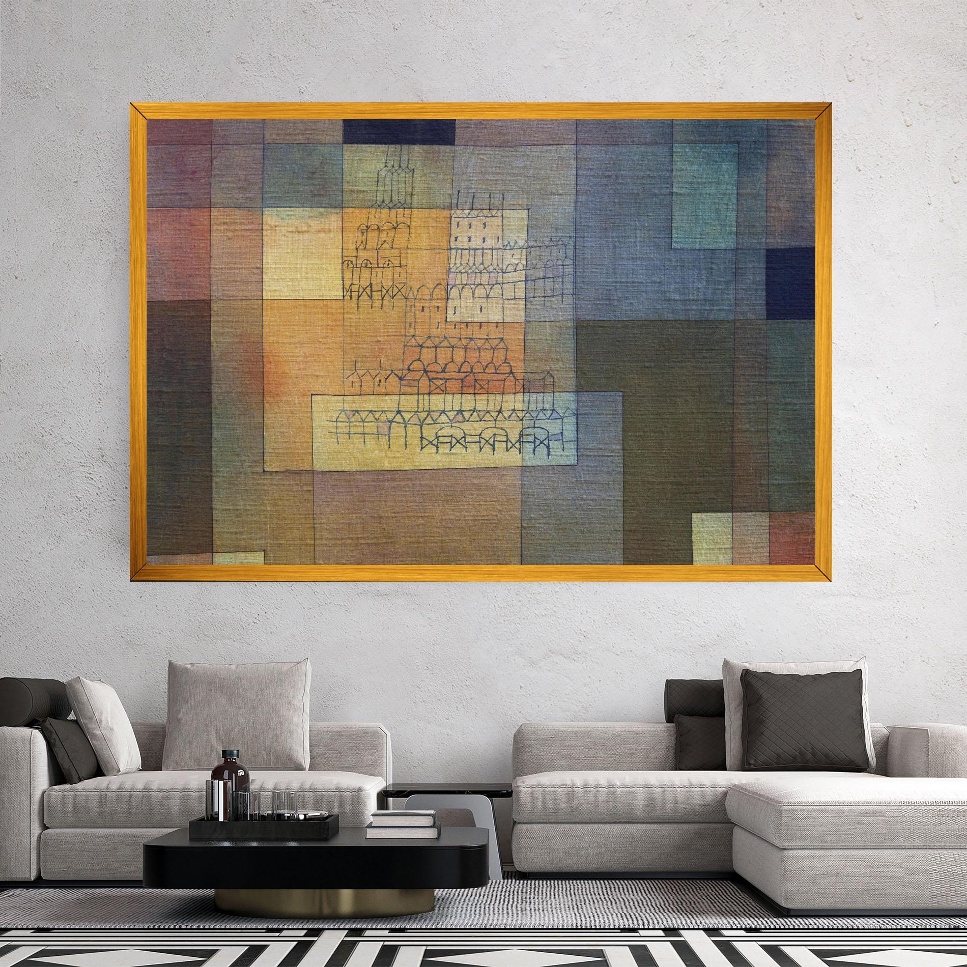 Leinwandbild Water Color Square mockup 2