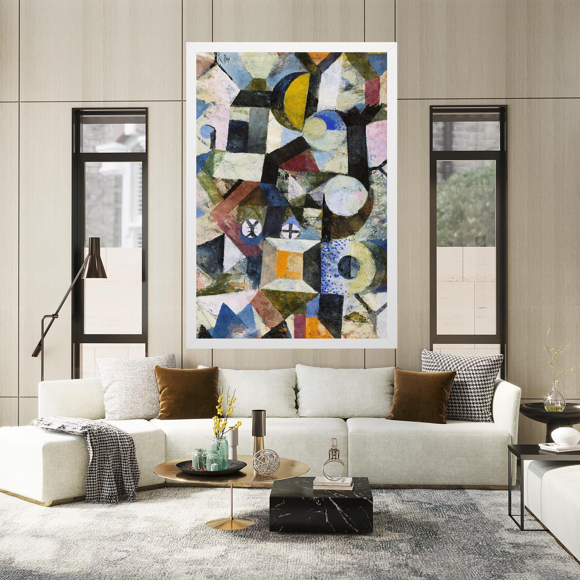 Leinwandbild Abstract Geometric mockup 2