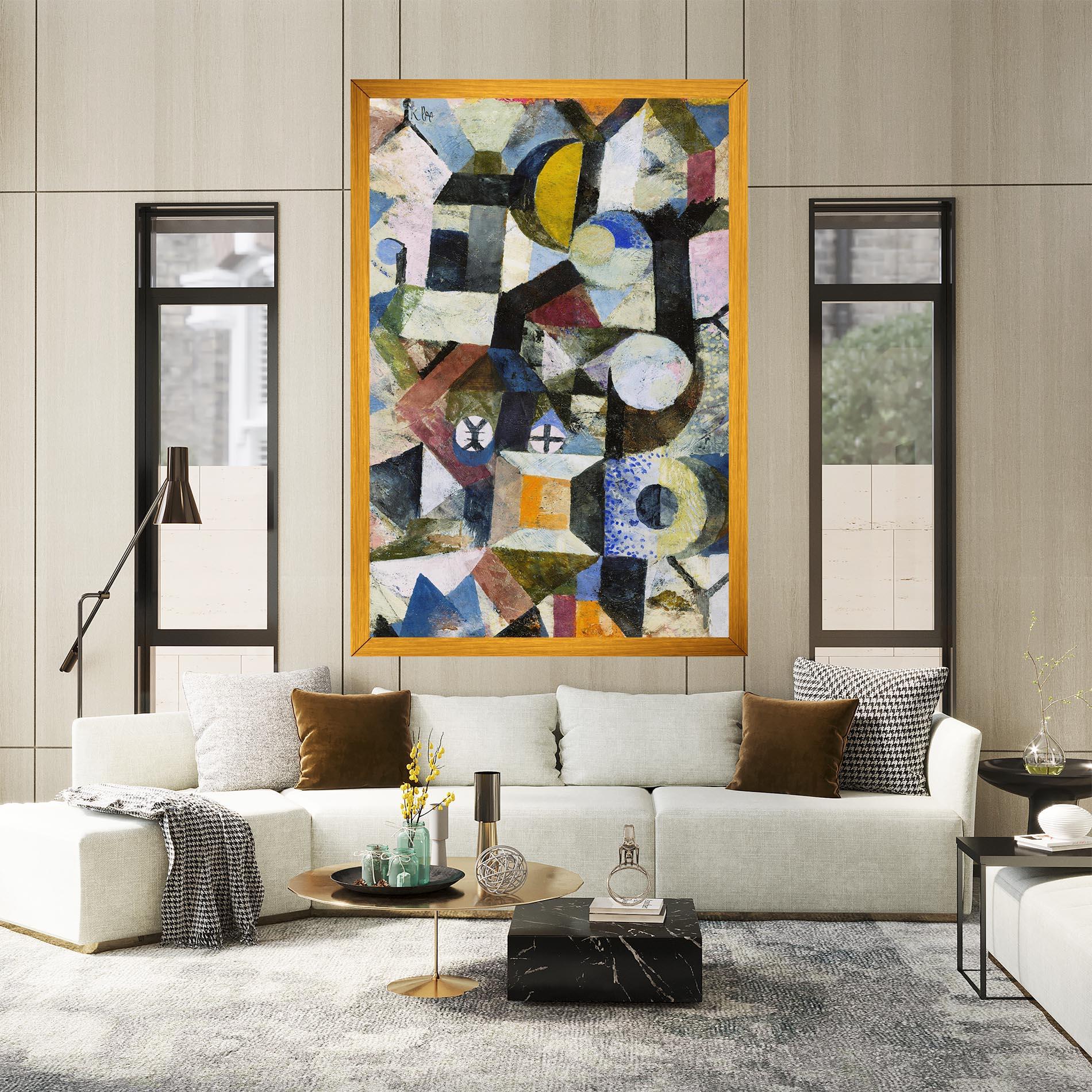 Leinwandbild Abstract Geometric mockup 2