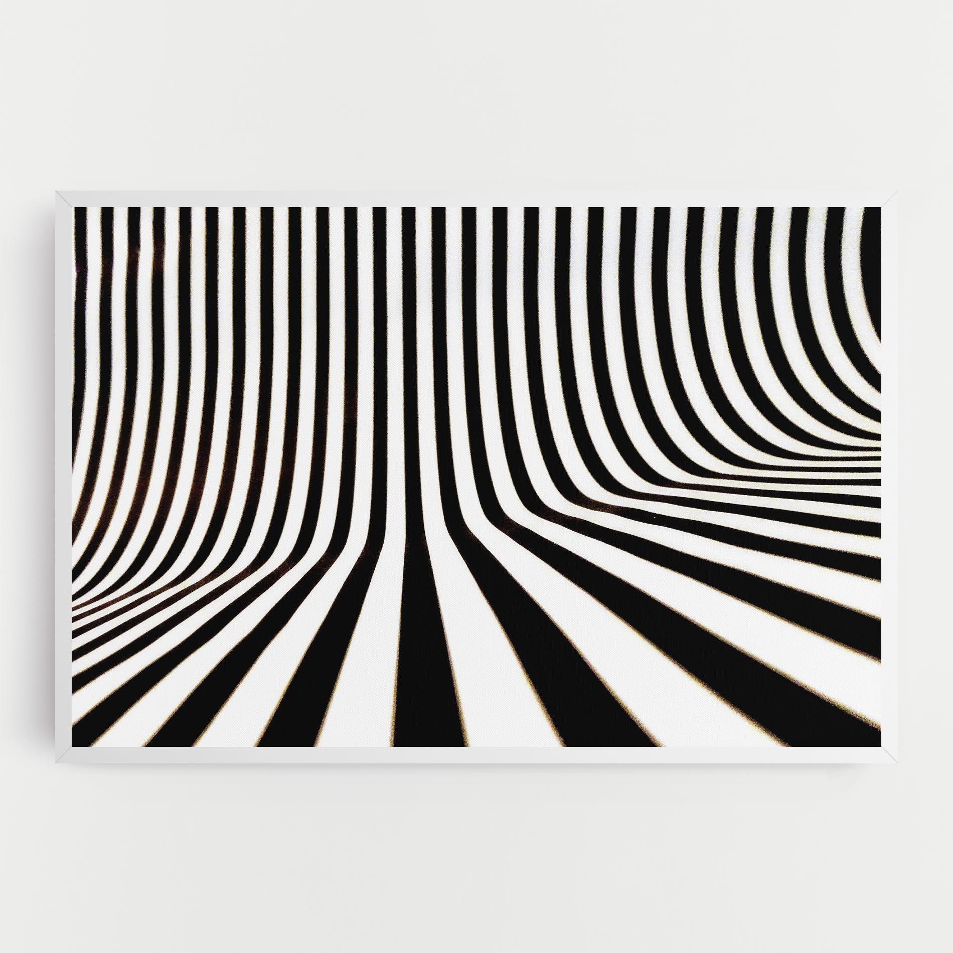 Leinwandbild Black And White Illusion mockup 0