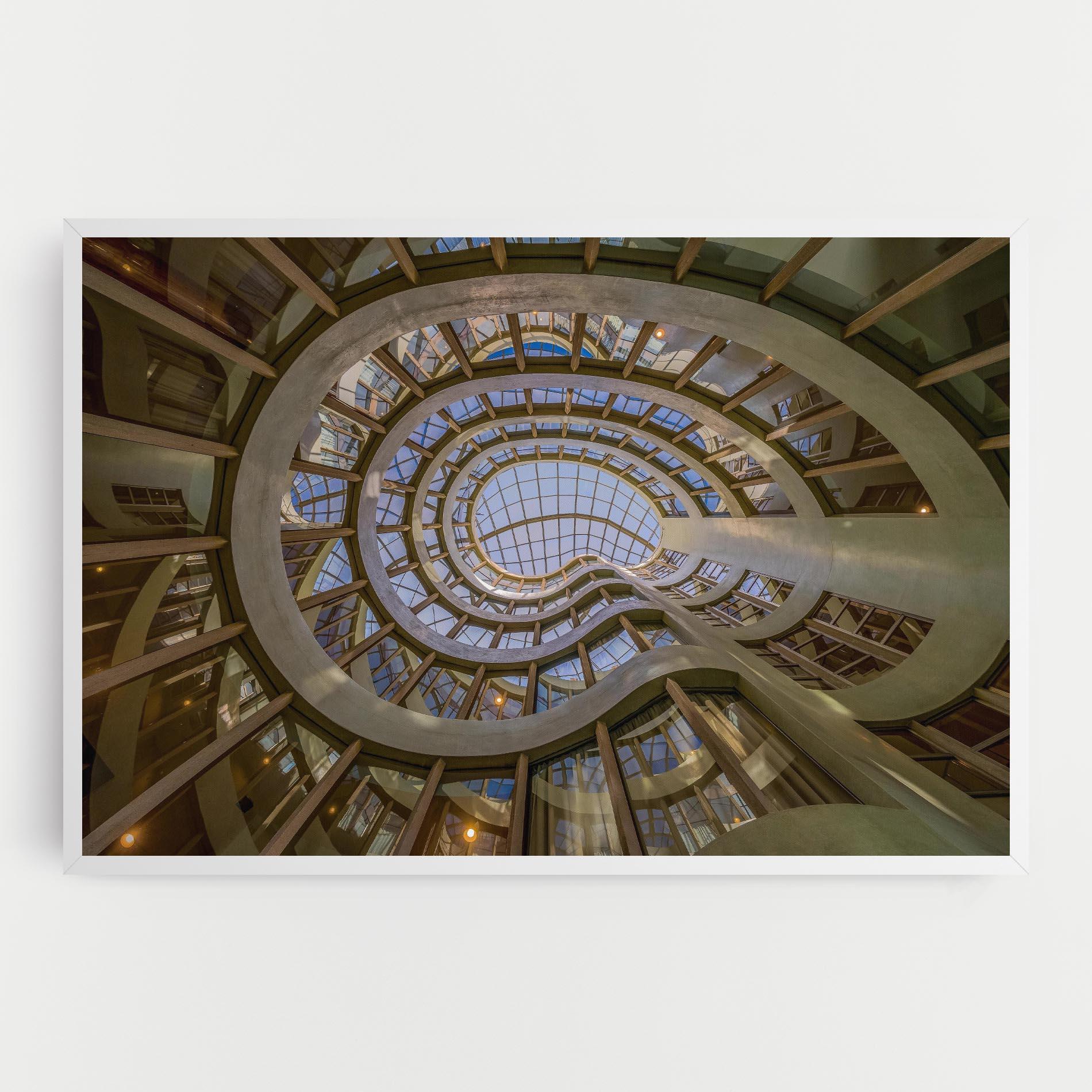 Leinwandbild Glass Building mockup 0