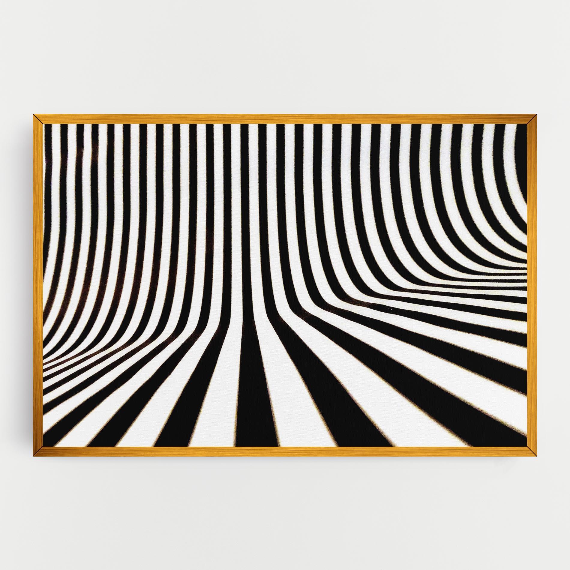Leinwandbild Black And White Illusion mockup 0