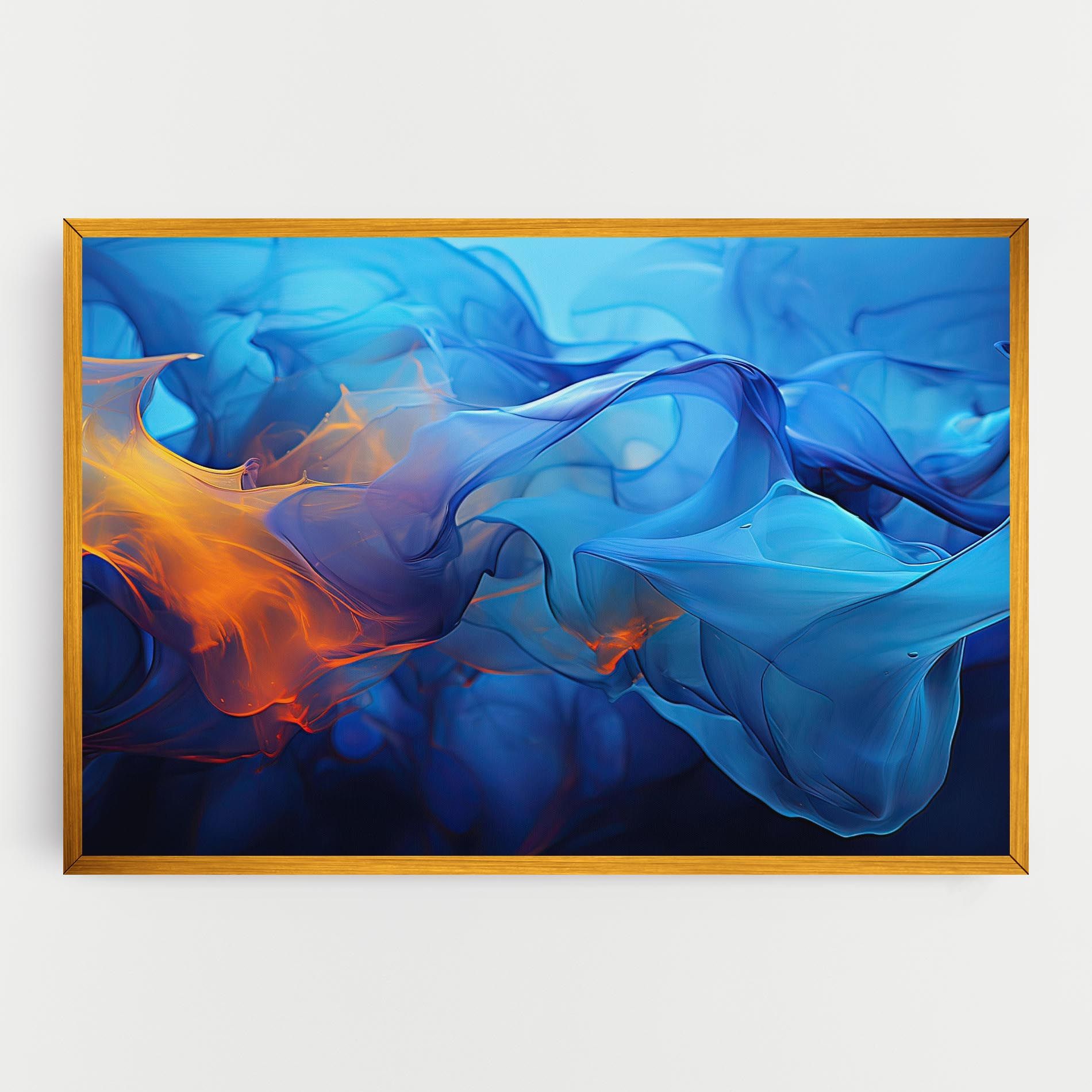 Blue Orange Floating mockup 0