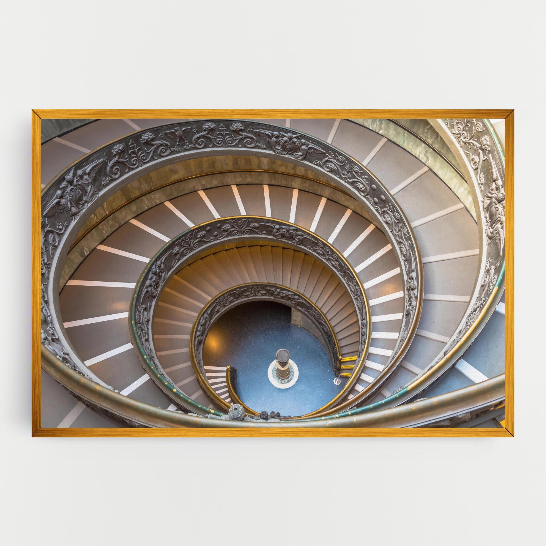 Leinwandbild Colored Stairs mockup 0