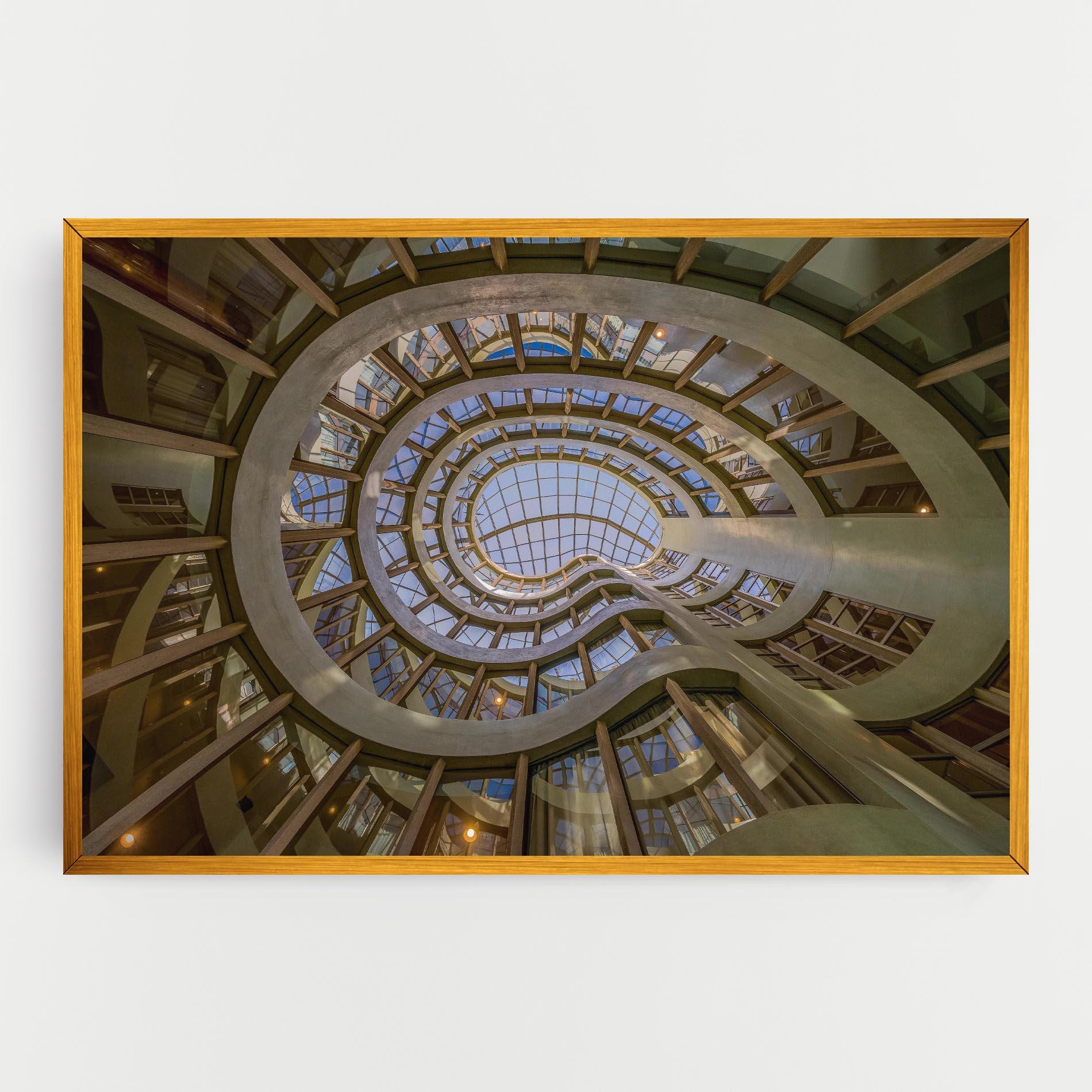 Leinwandbild Glass Building mockup 0