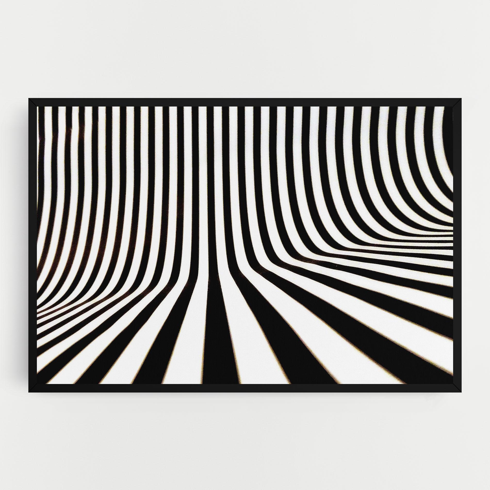 Leinwandbild Black And White Illusion mockup 0