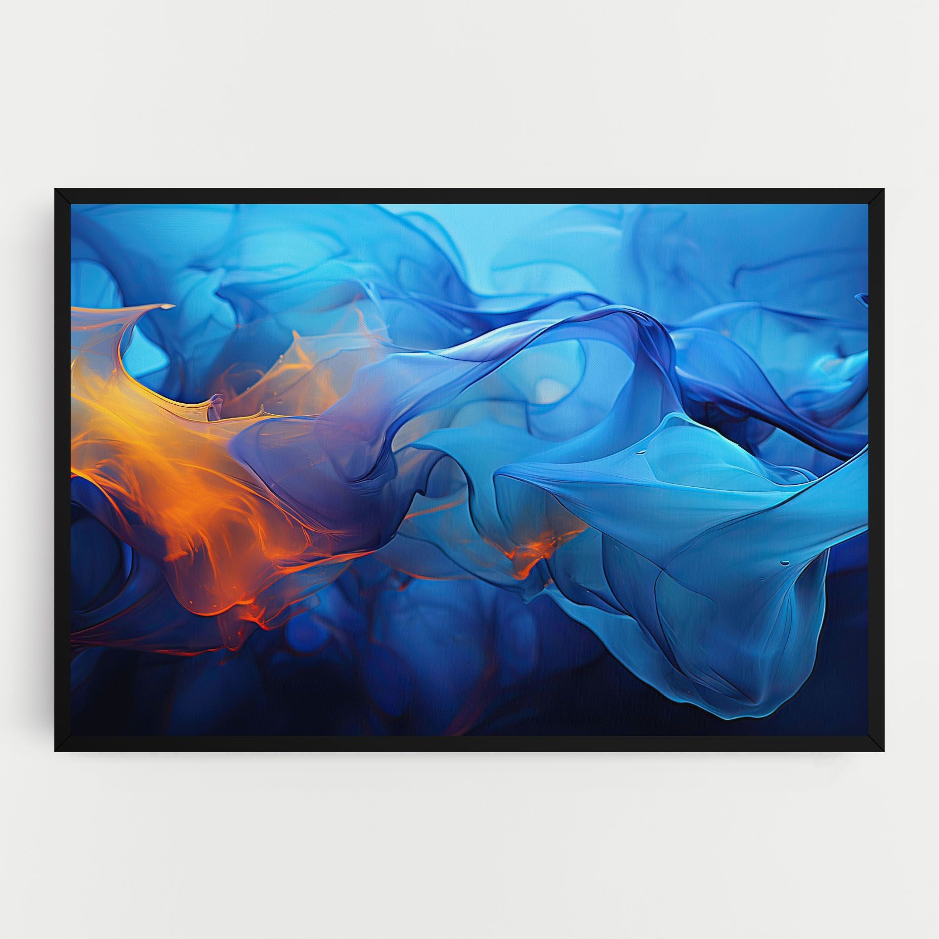 Blue Orange Floating mockup 0