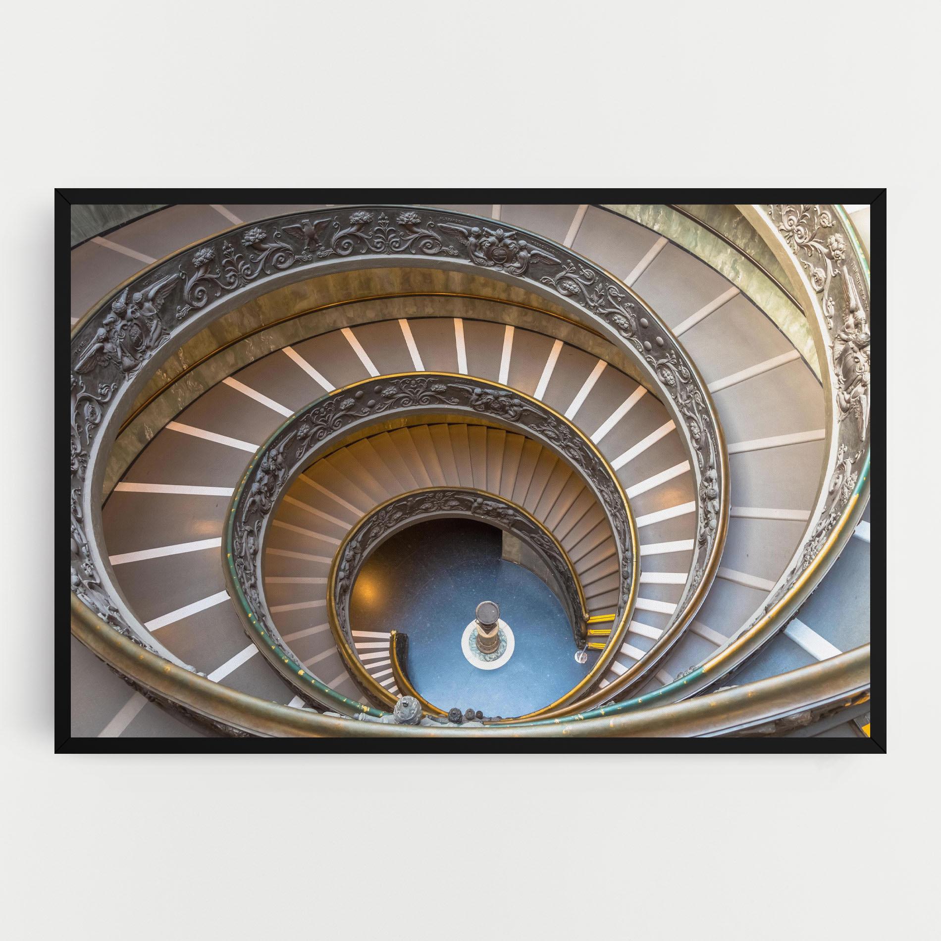 Leinwandbild Colored Stairs mockup 0