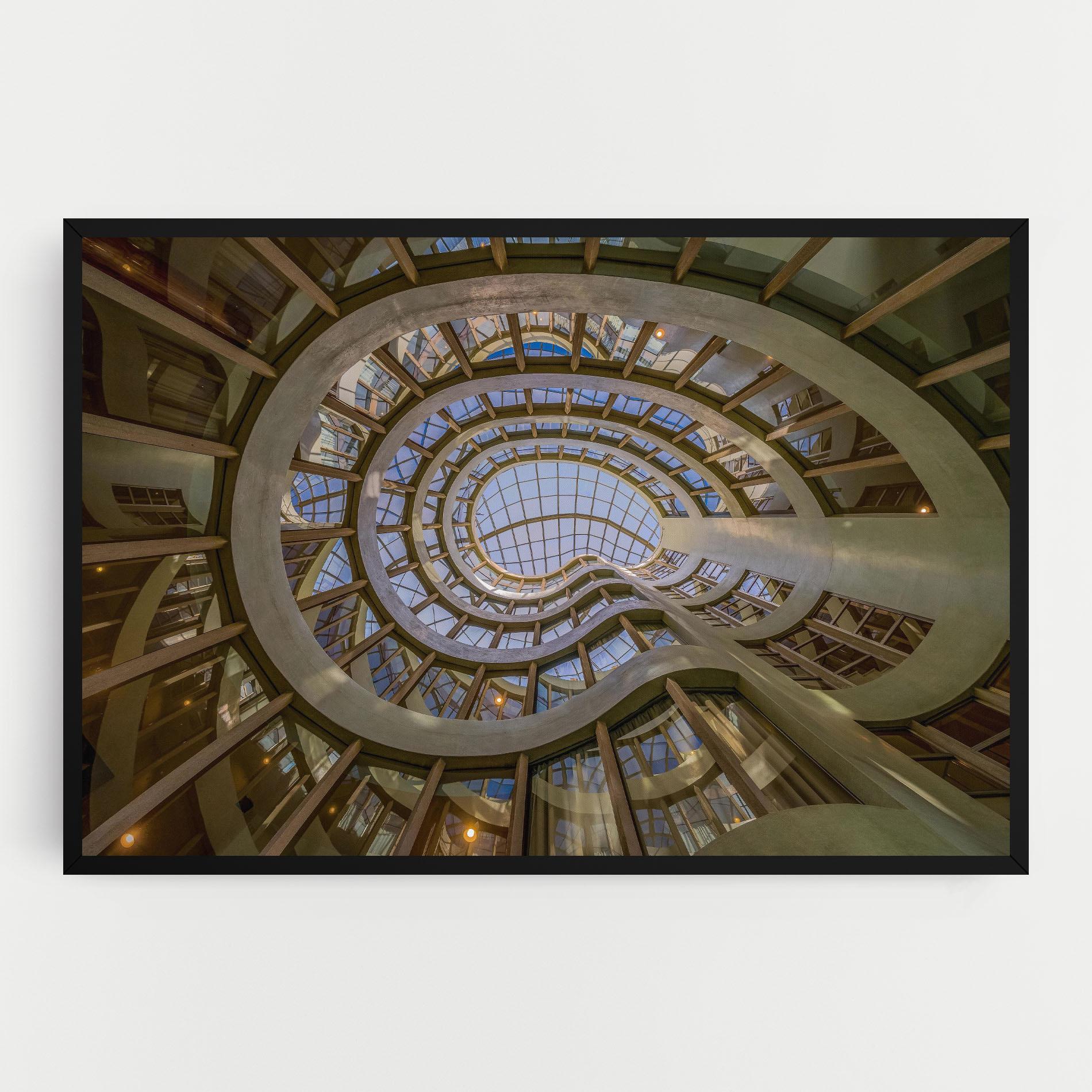 Leinwandbild Glass Building mockup 0