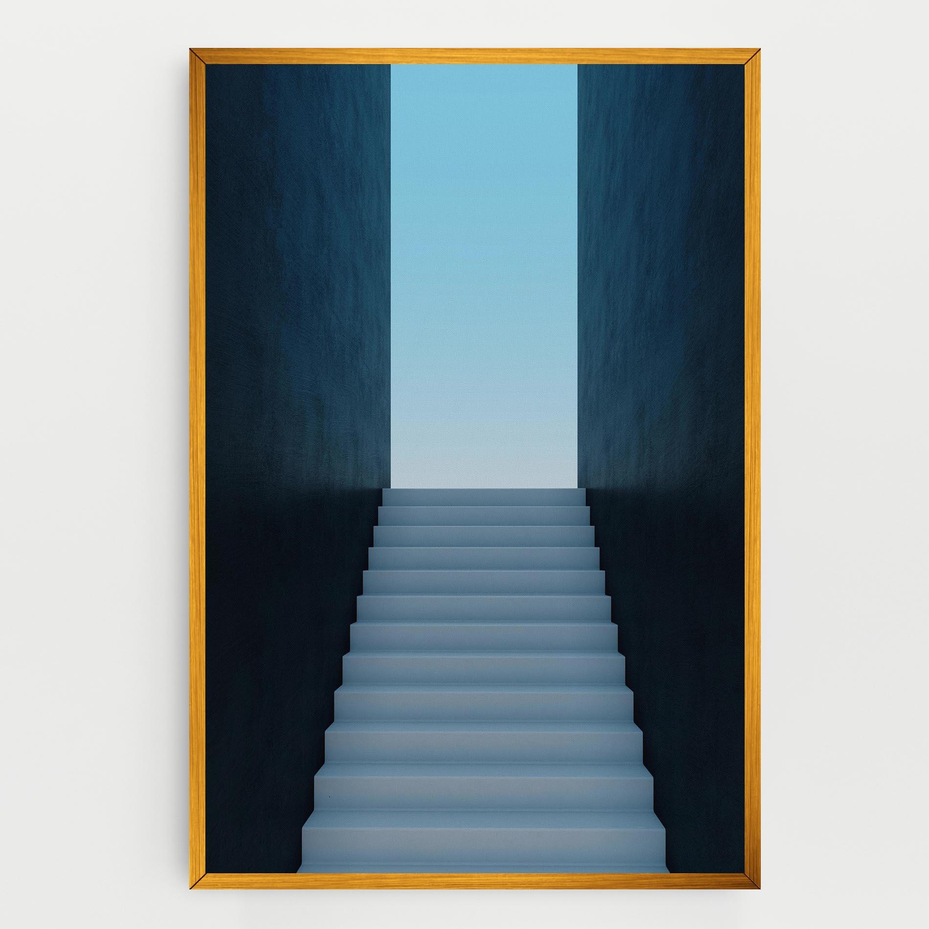 Leinwandbild Forward Stairs mockup 0