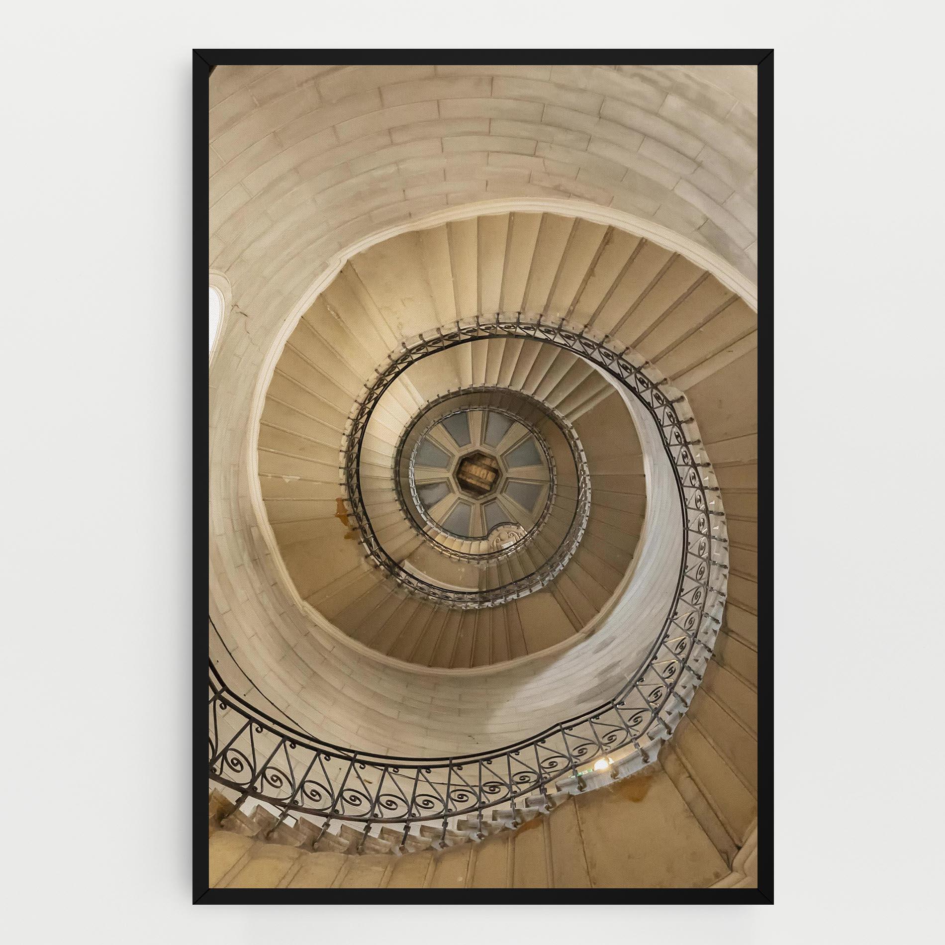 Leinwandbild Cream Down Stairs mockup 0
