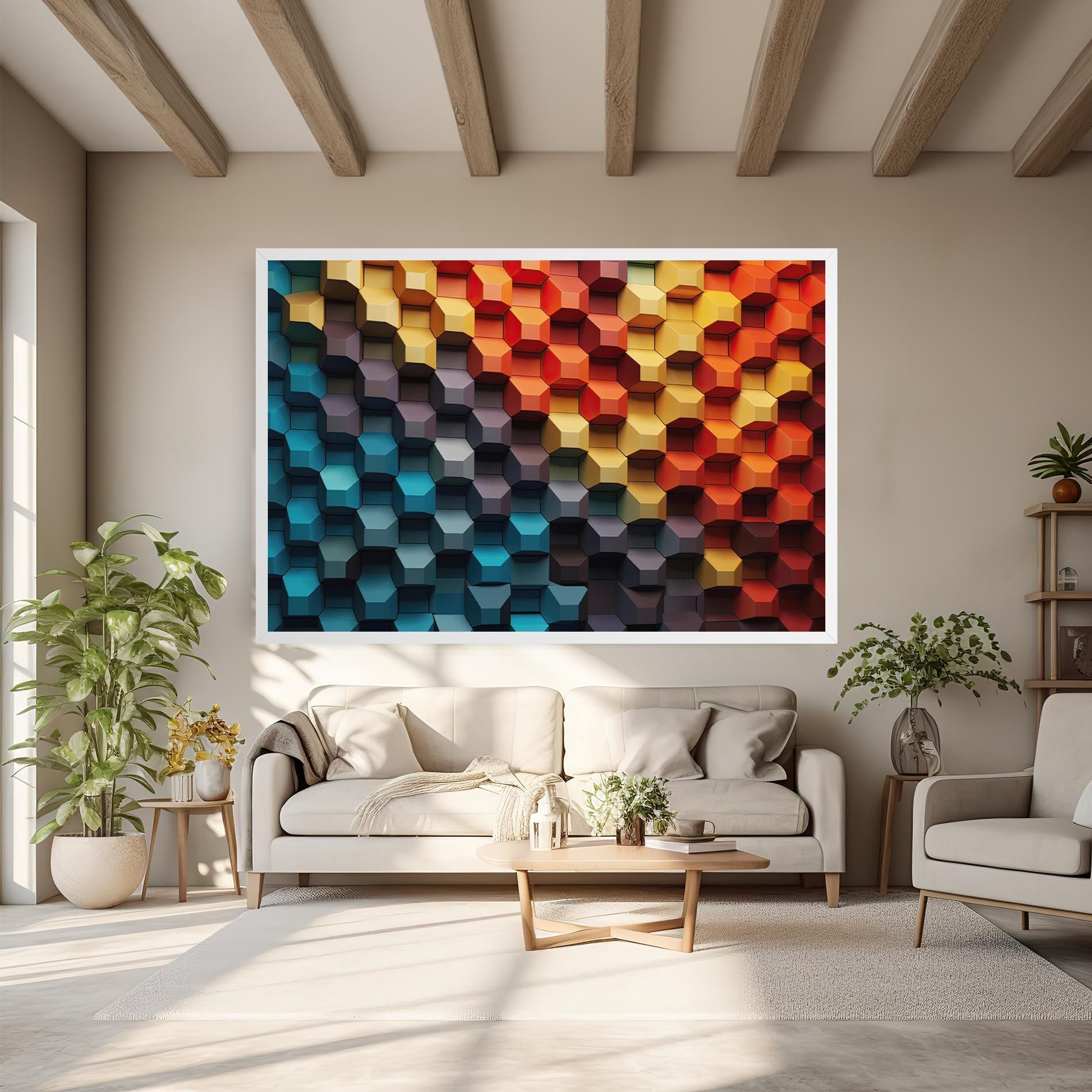 3d Sqare Mix mockup 6