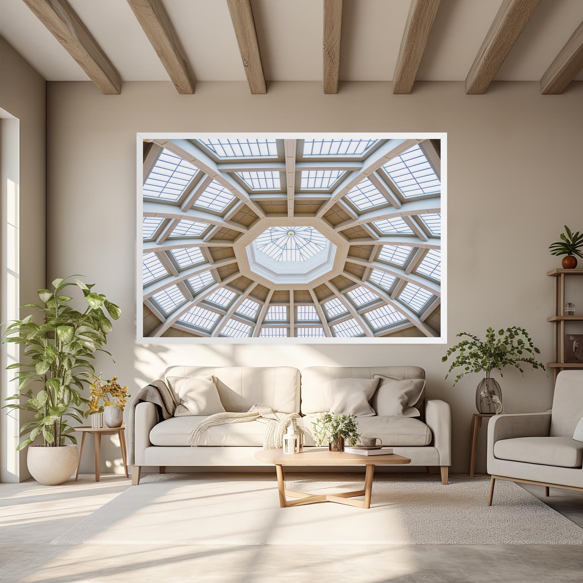 Leinwandbild Ceiling Dome mockup 6