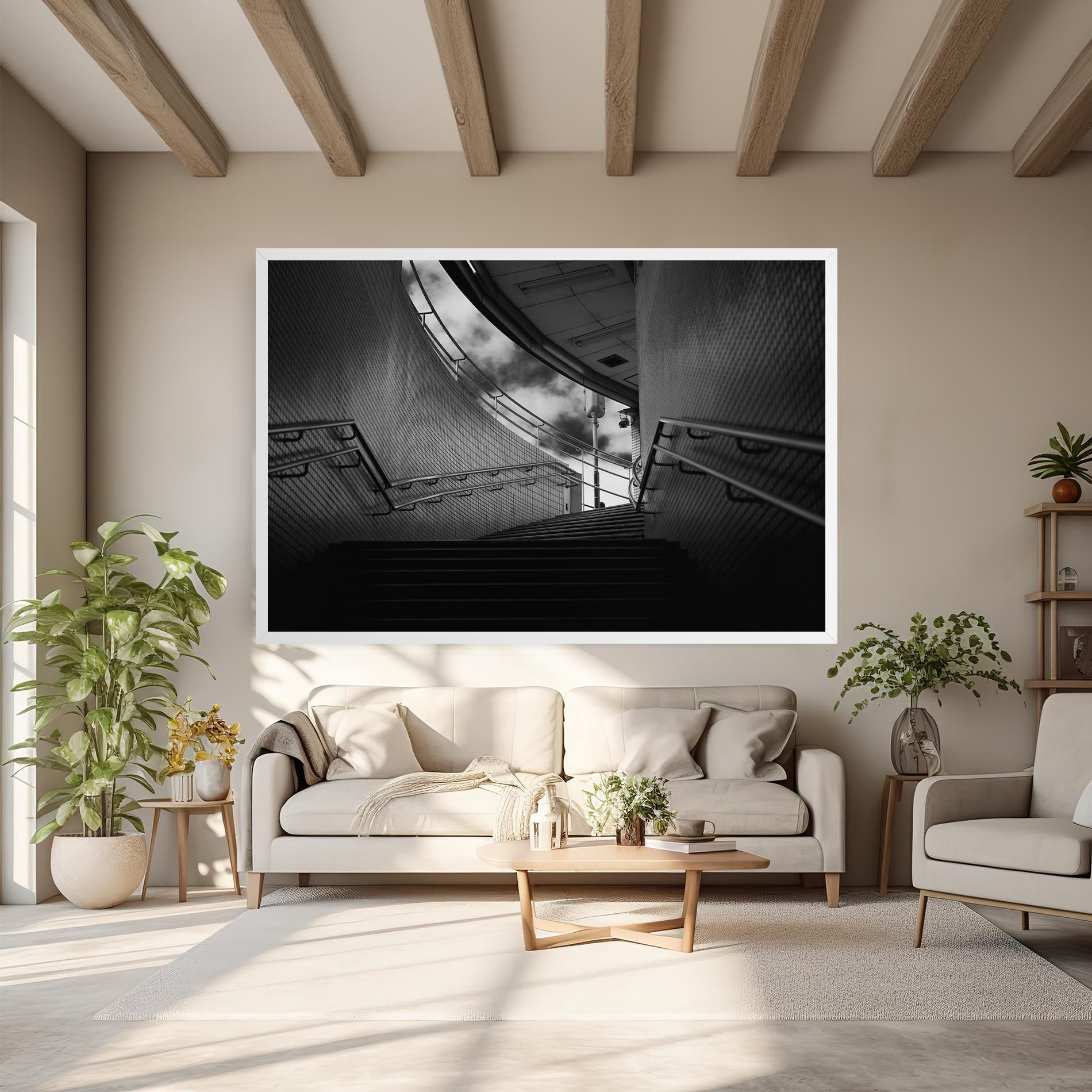 Grey Up Stairs mockup 6