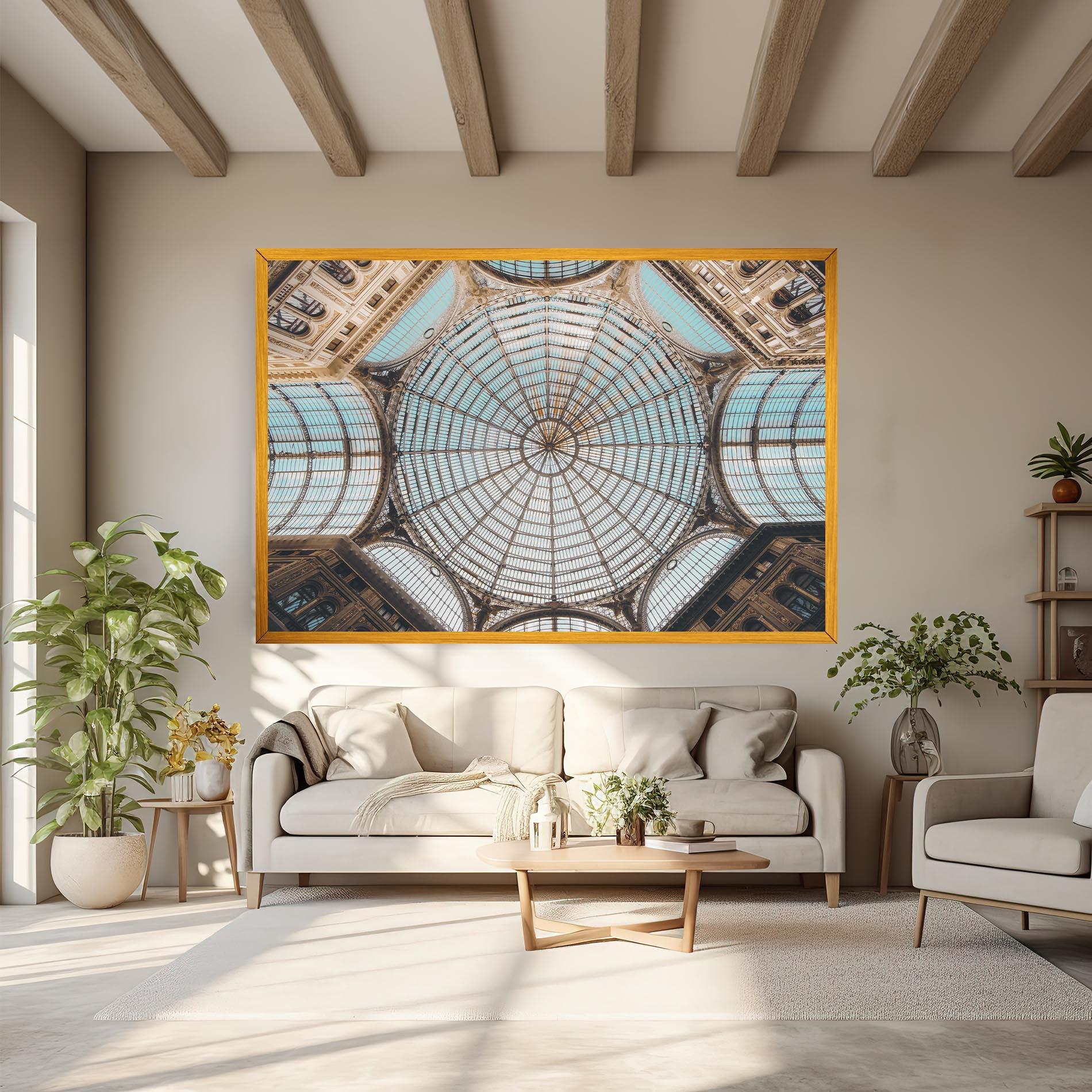 Leinwandbild Italy Celling mockup 6