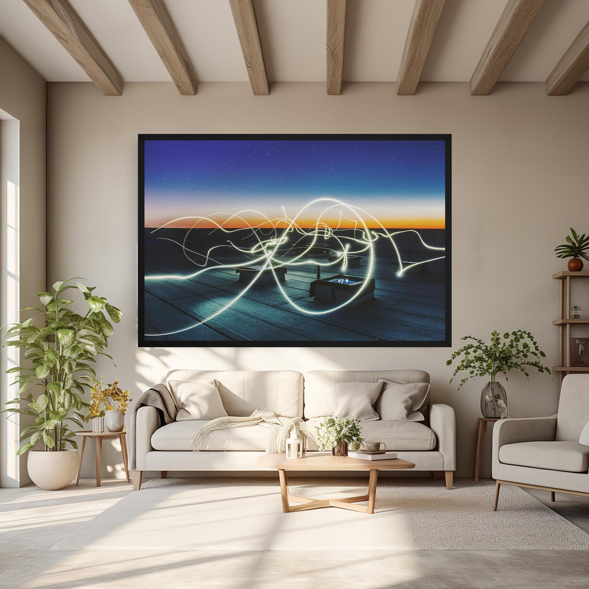 White Light Floating mockup 6