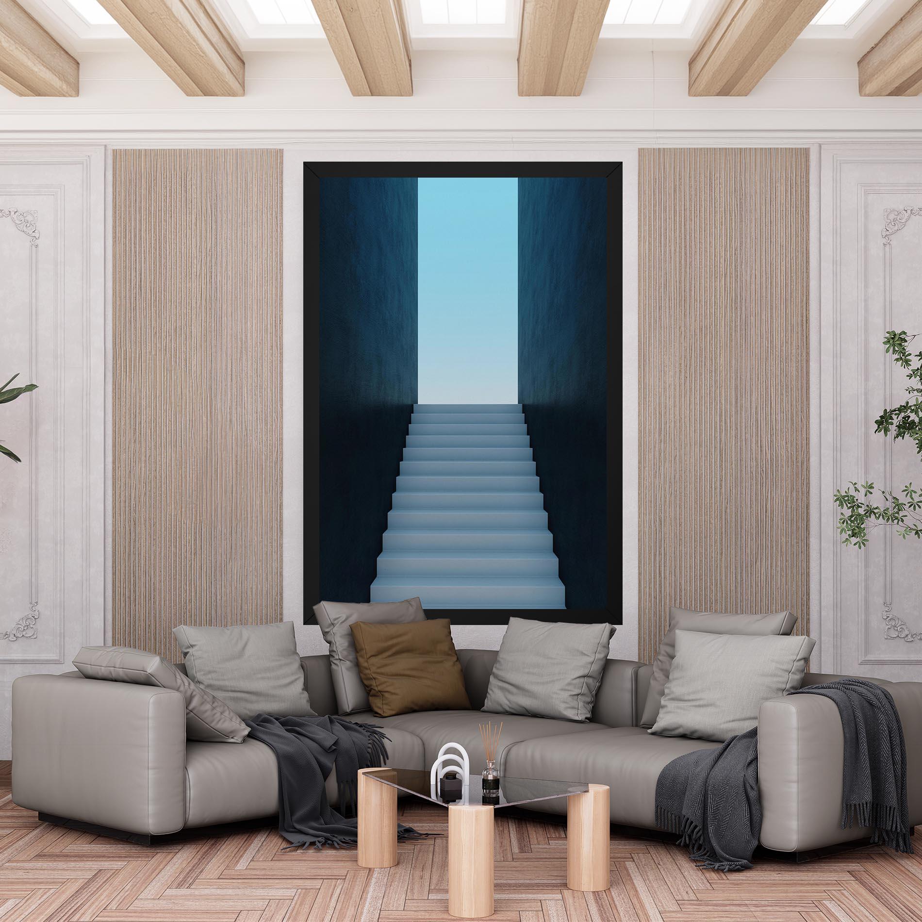 Leinwandbild Forward Stairs mockup 6