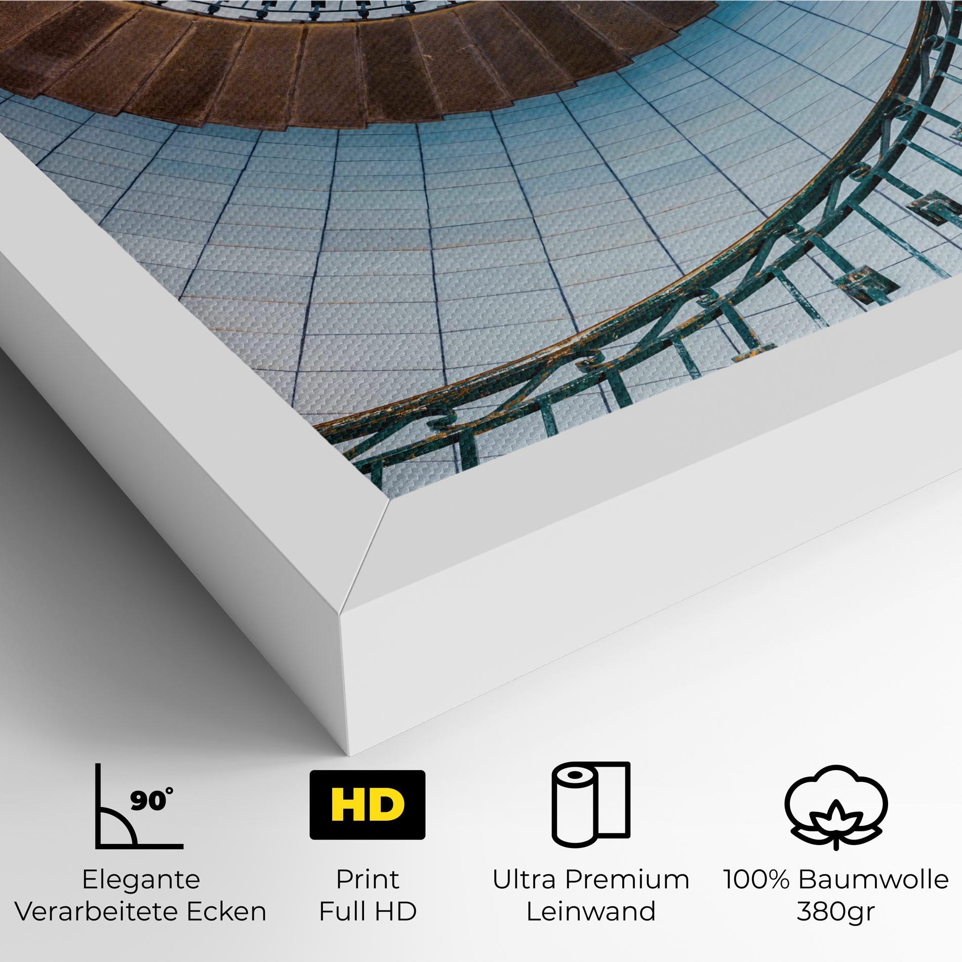 Leinwandbild Blue Opaline Stairs mockup 4