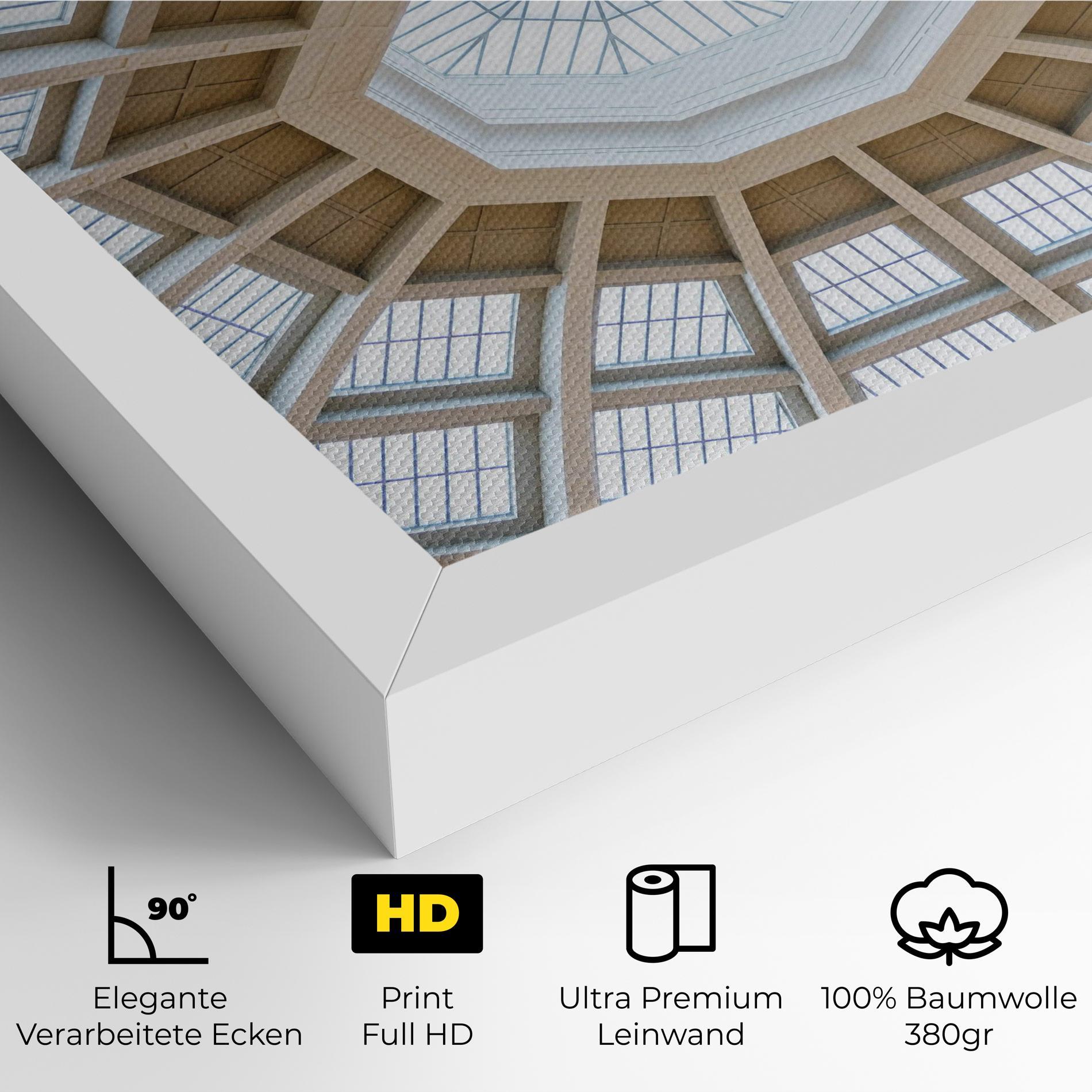 Leinwandbild Ceiling Dome mockup 4