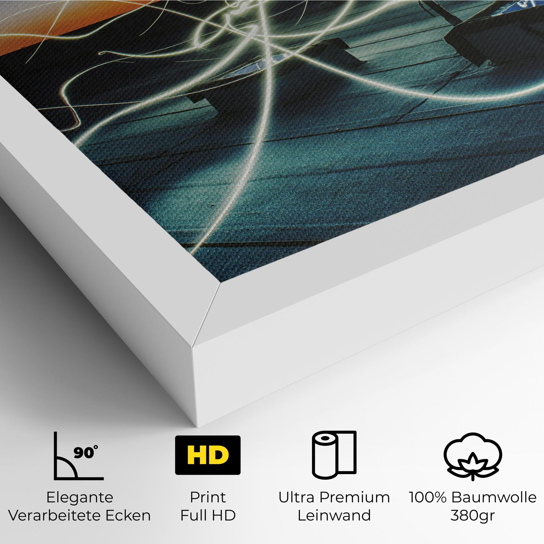 Leinwandbild White Light Floating mockup 4