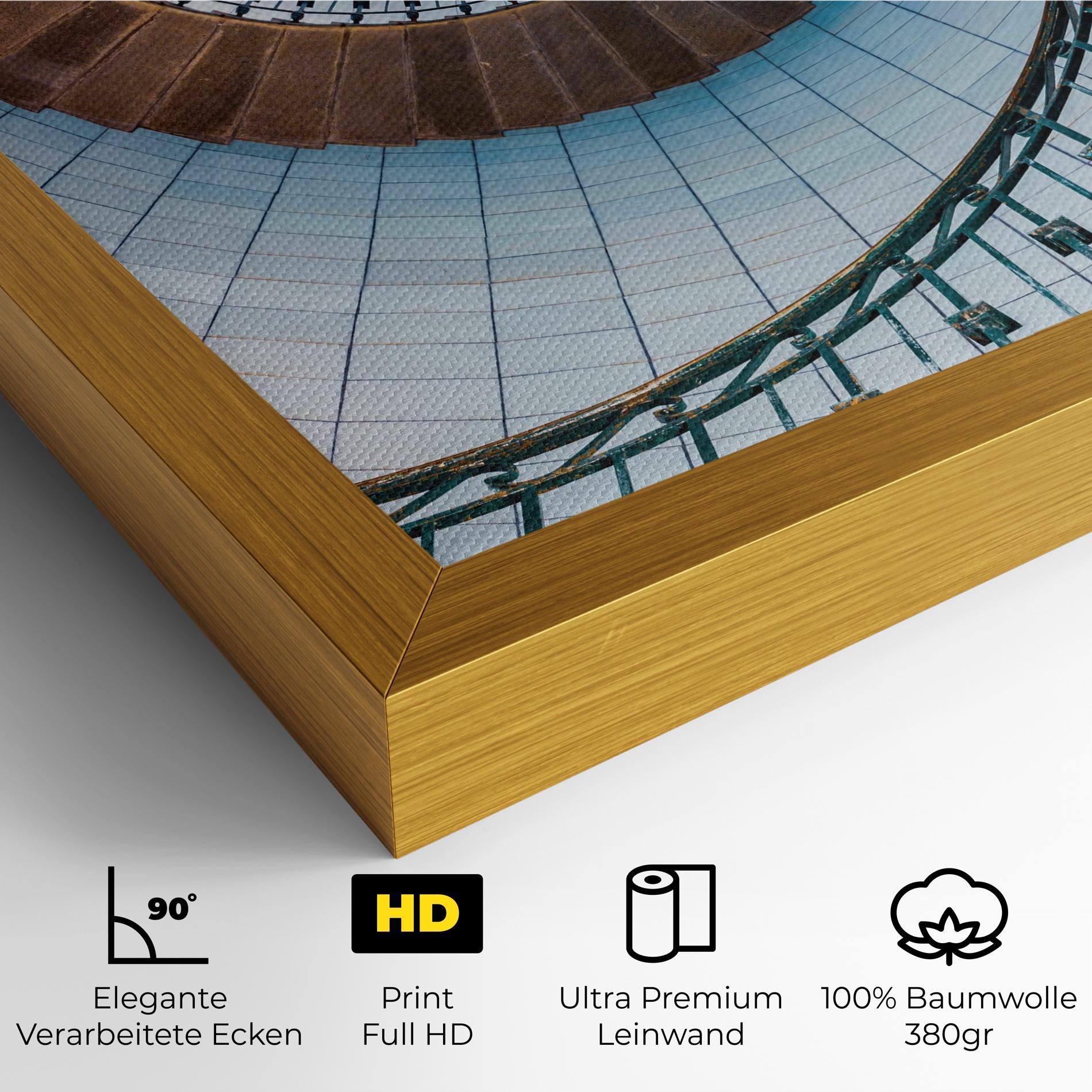 Leinwandbild Blue Opaline Stairs mockup 4