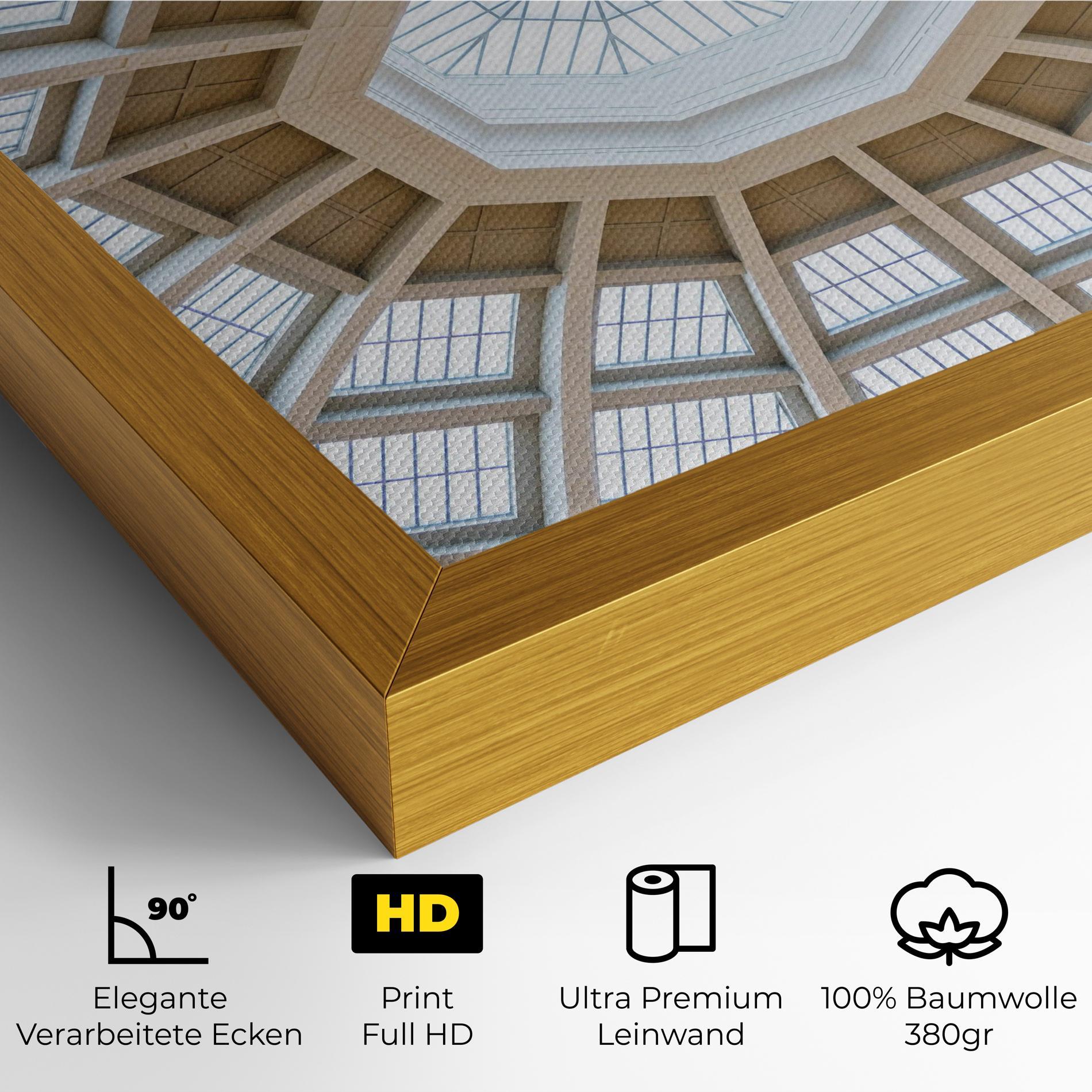 Leinwandbild Ceiling Dome mockup 4