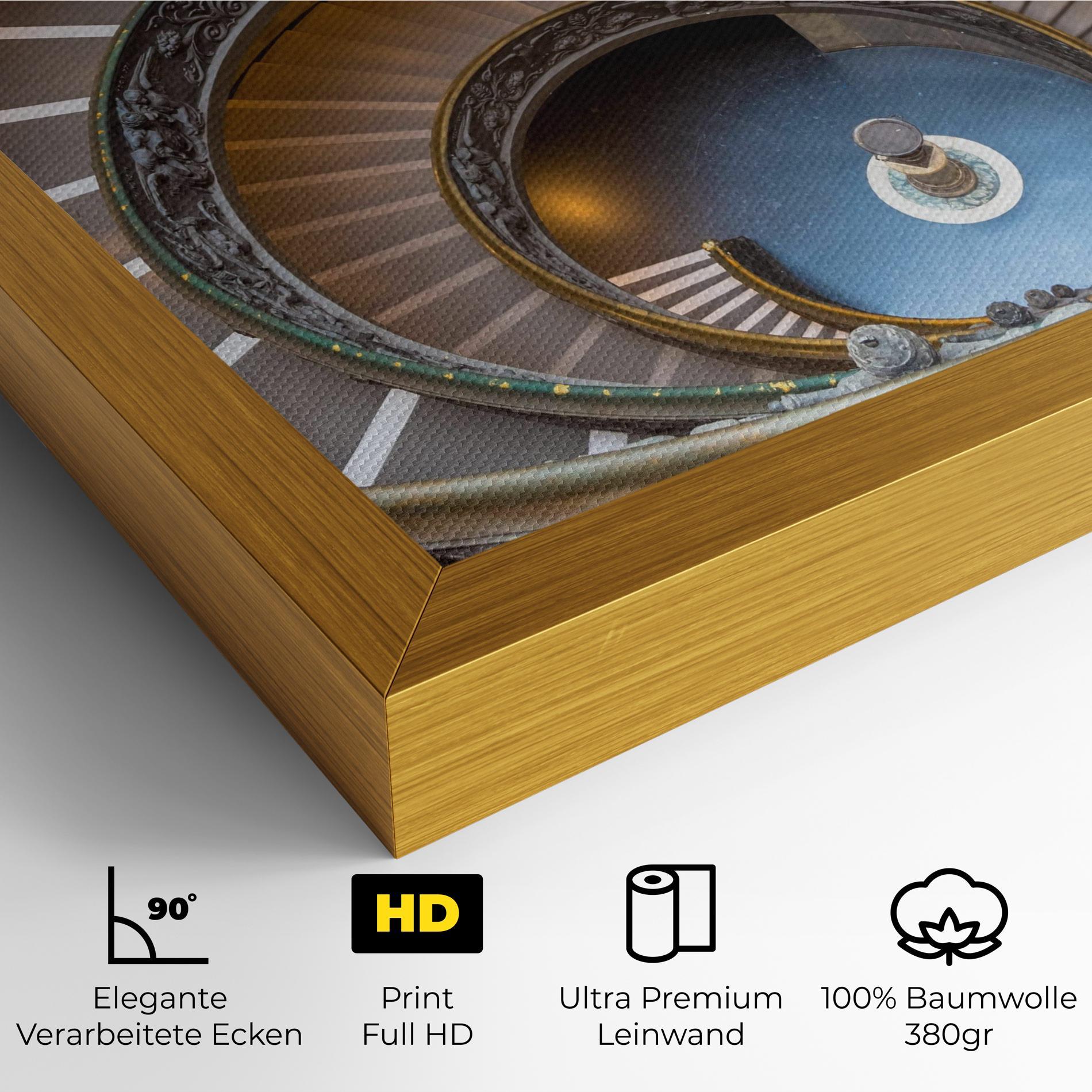 Leinwandbild Colored Stairs mockup 4