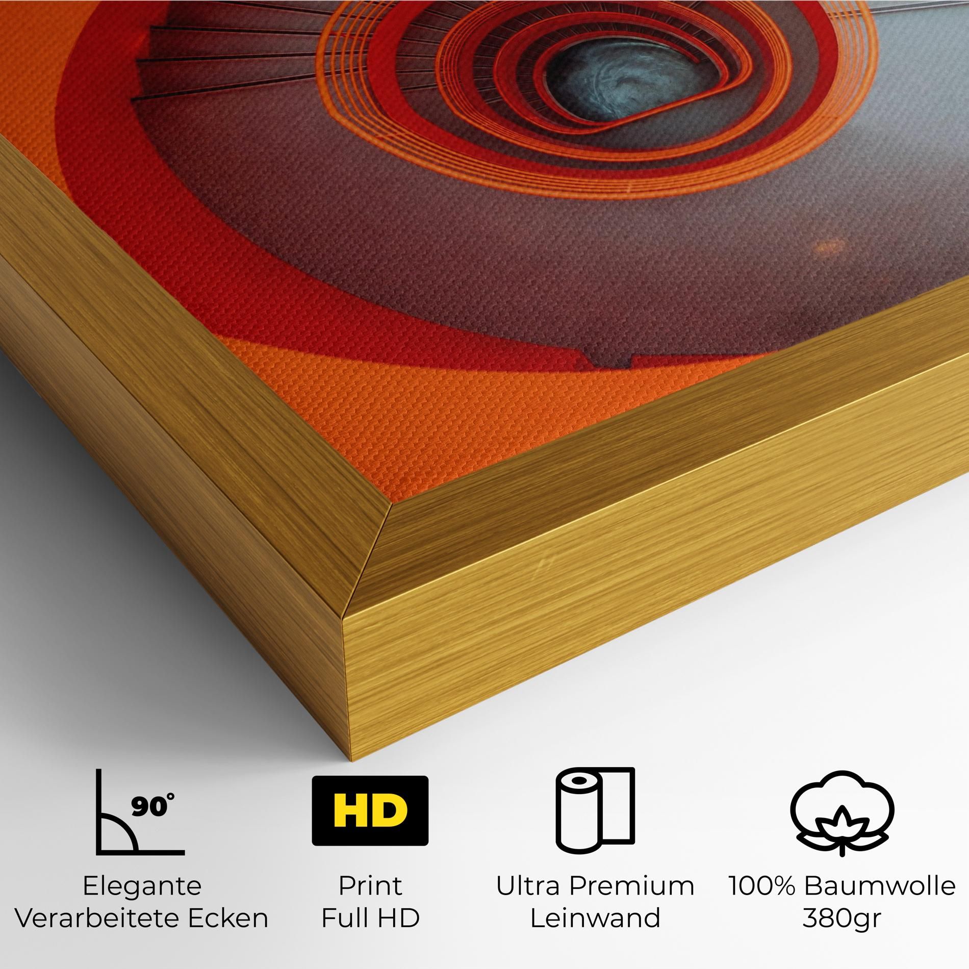 Grey Orange Stairs mockup 4