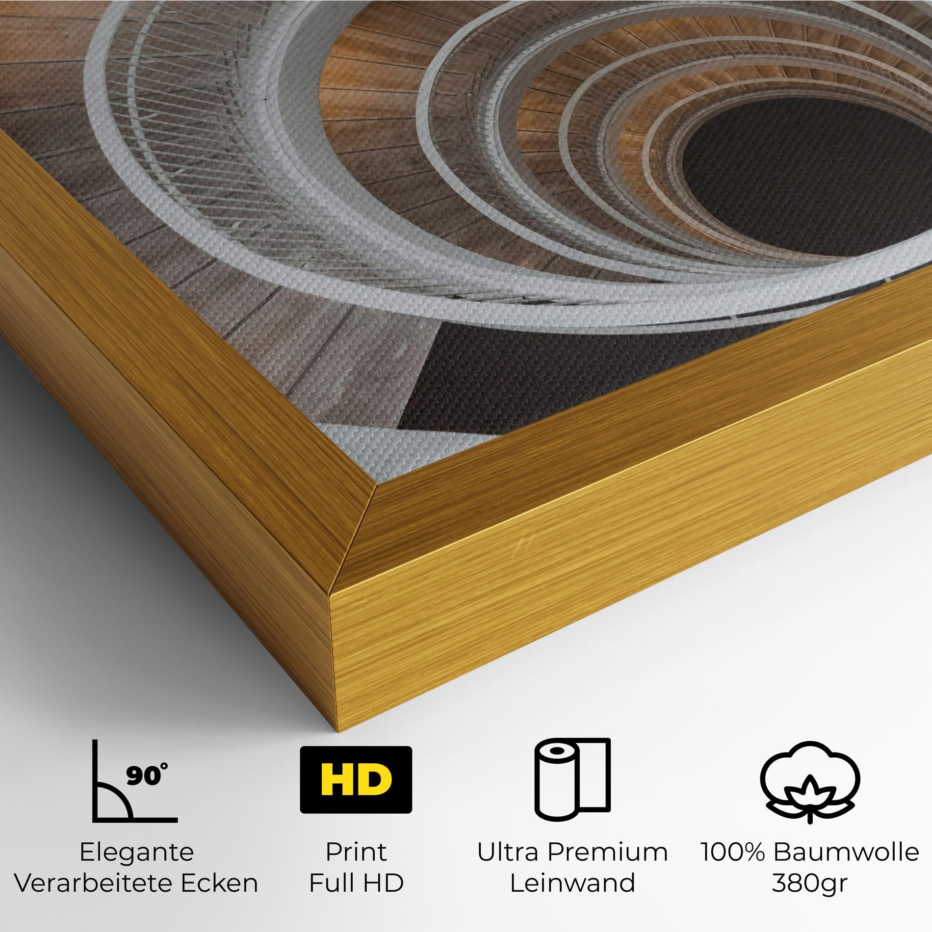 White Spiral Stairs mockup 4