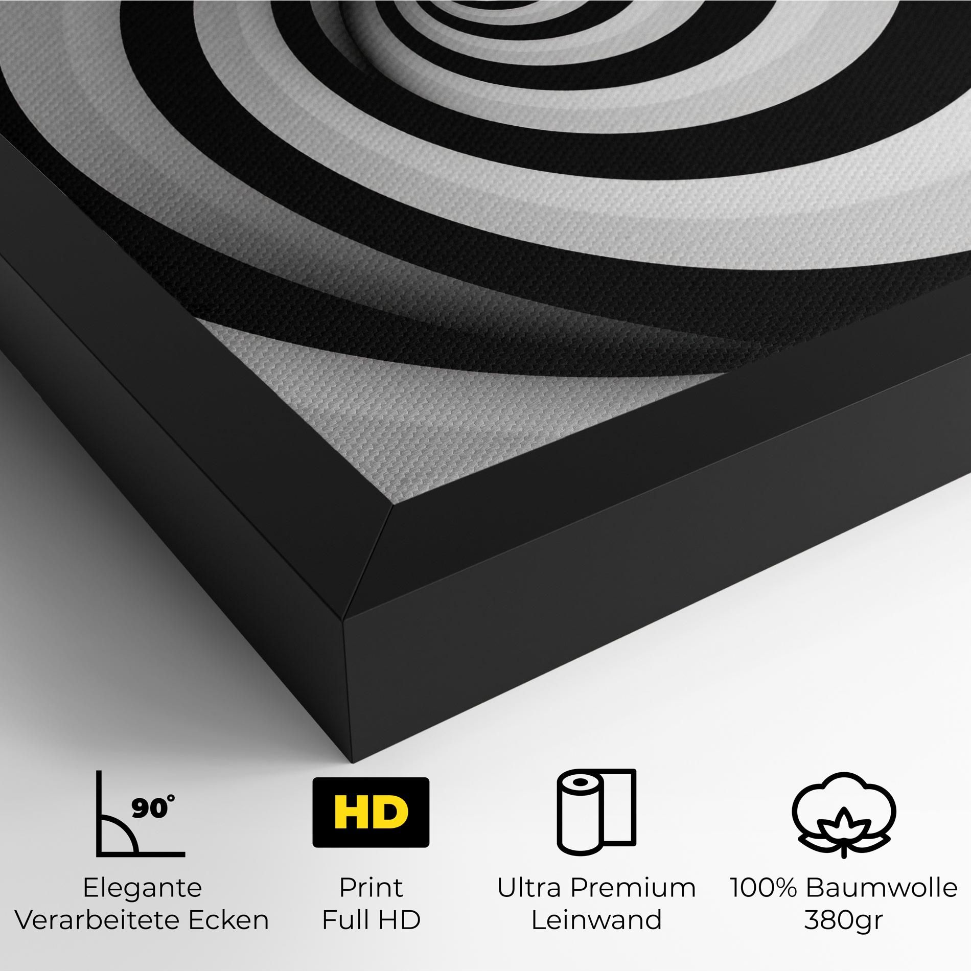 Black White Spiral mockup 4