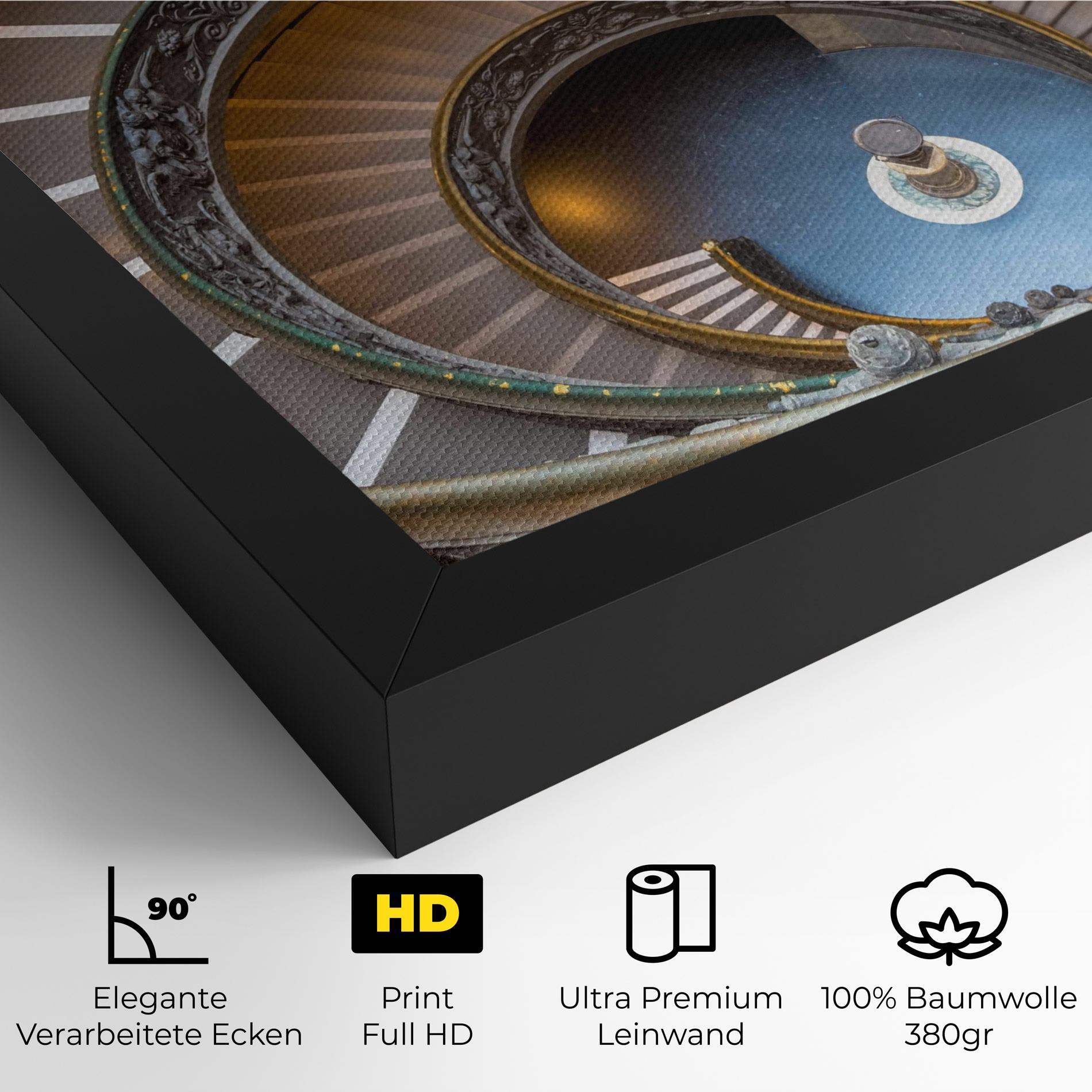 Leinwandbild Colored Stairs mockup 4