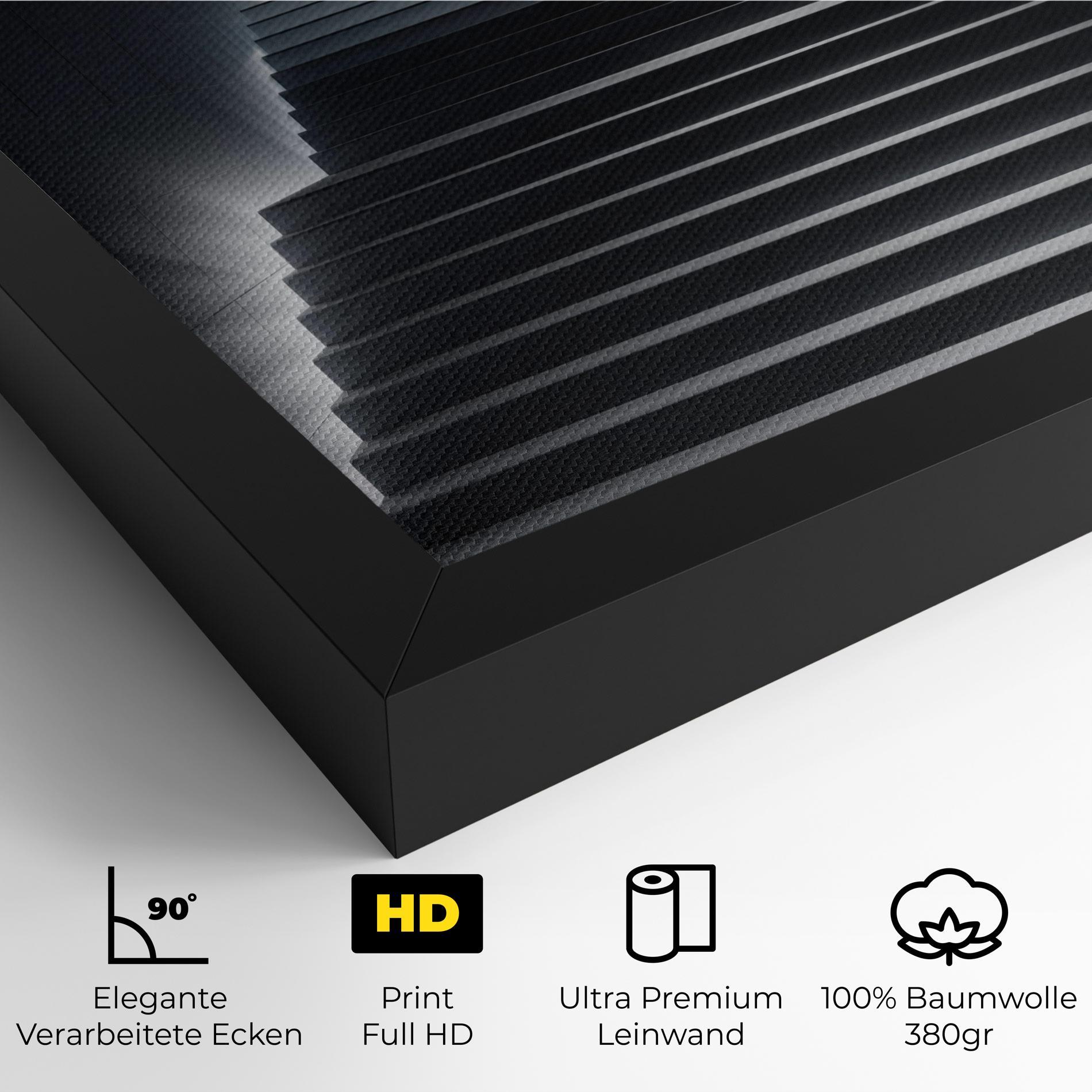 Leinwandbild Dark Stairs mockup 4