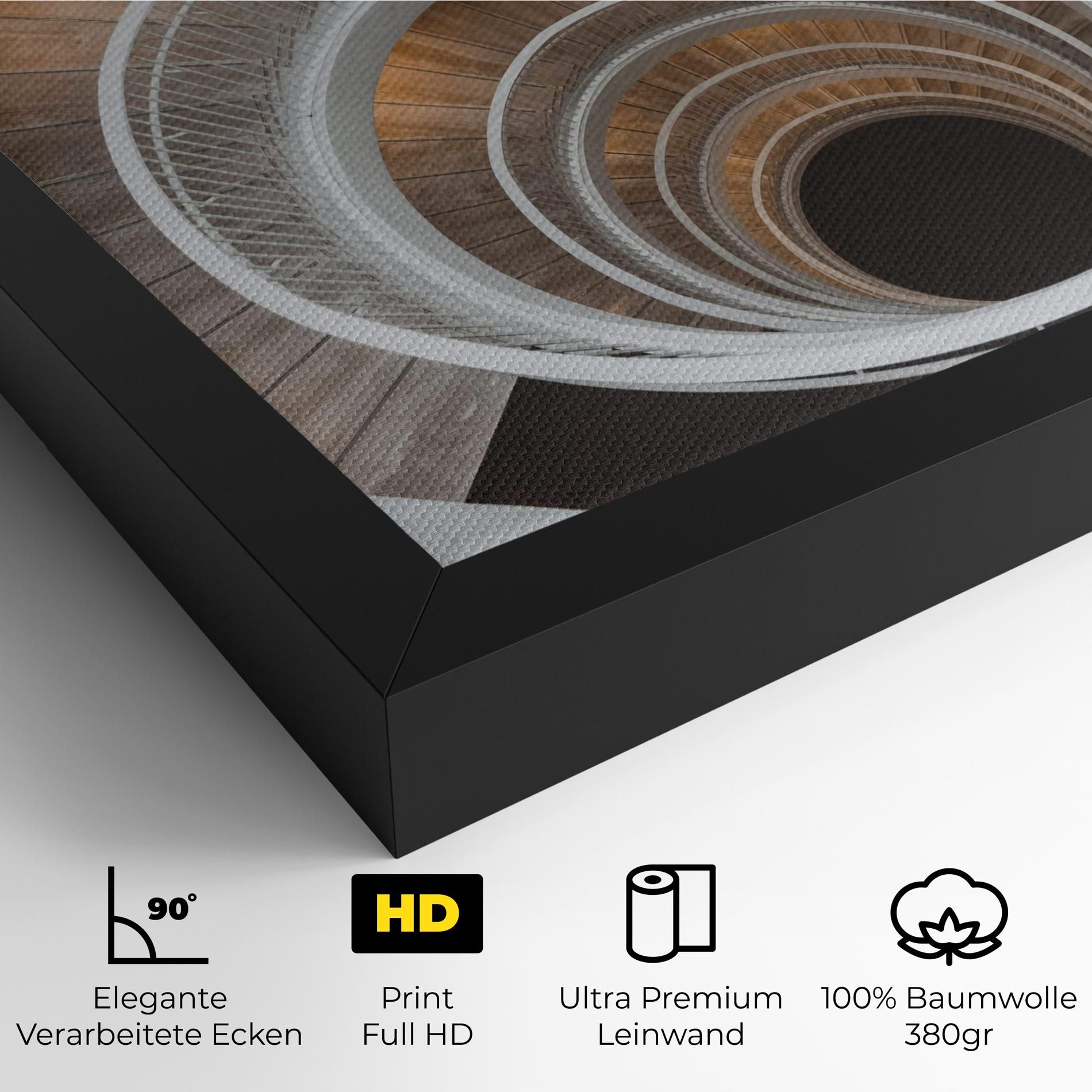 White Spiral Stairs mockup 4