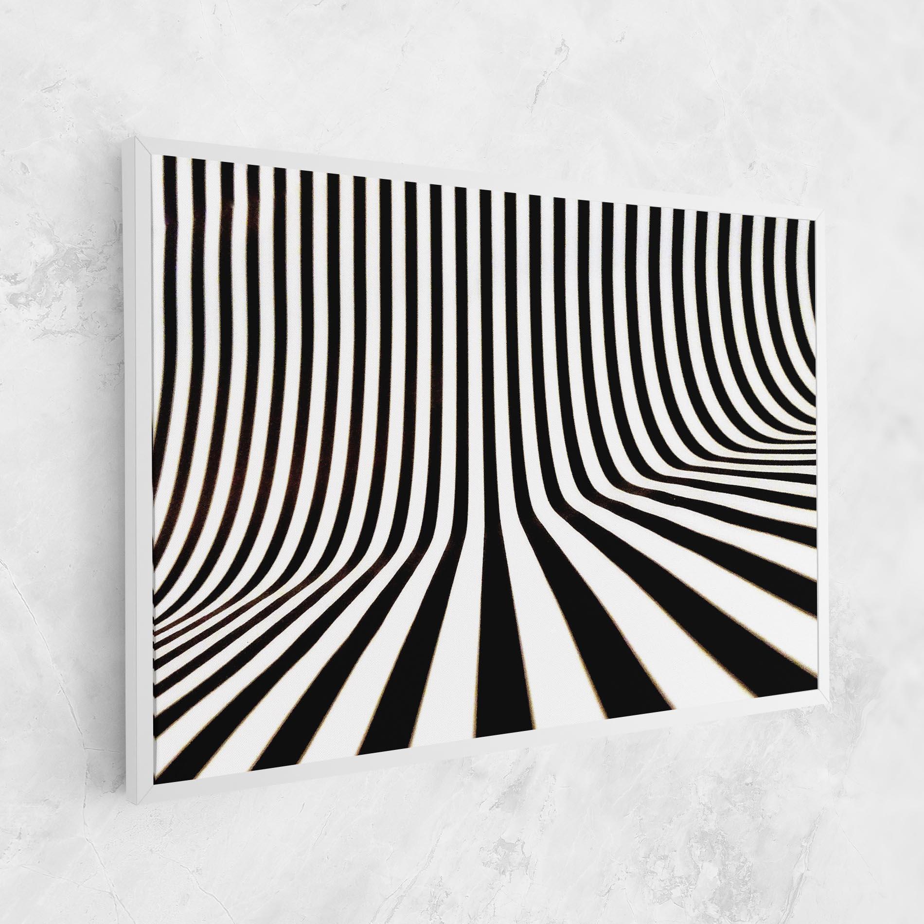Leinwandbild Black And White Illusion mockup 1