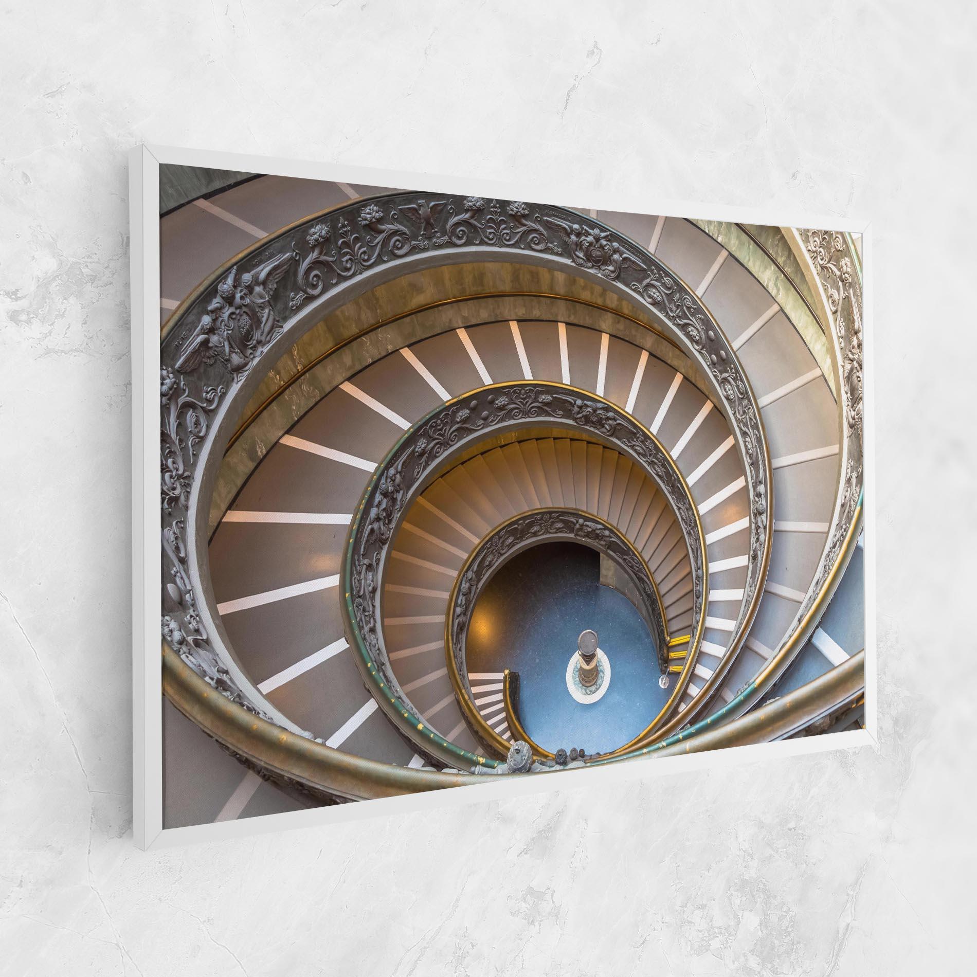 Leinwandbild Colored Stairs mockup 1
