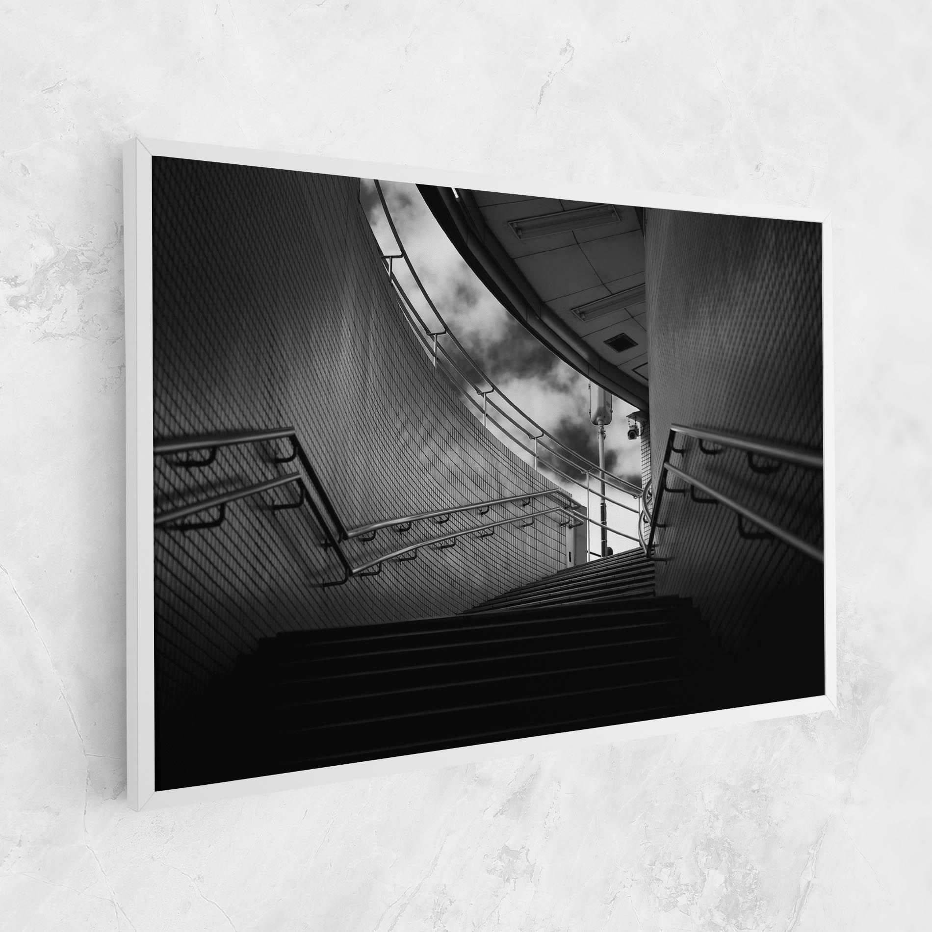 Grey Up Stairs mockup 1