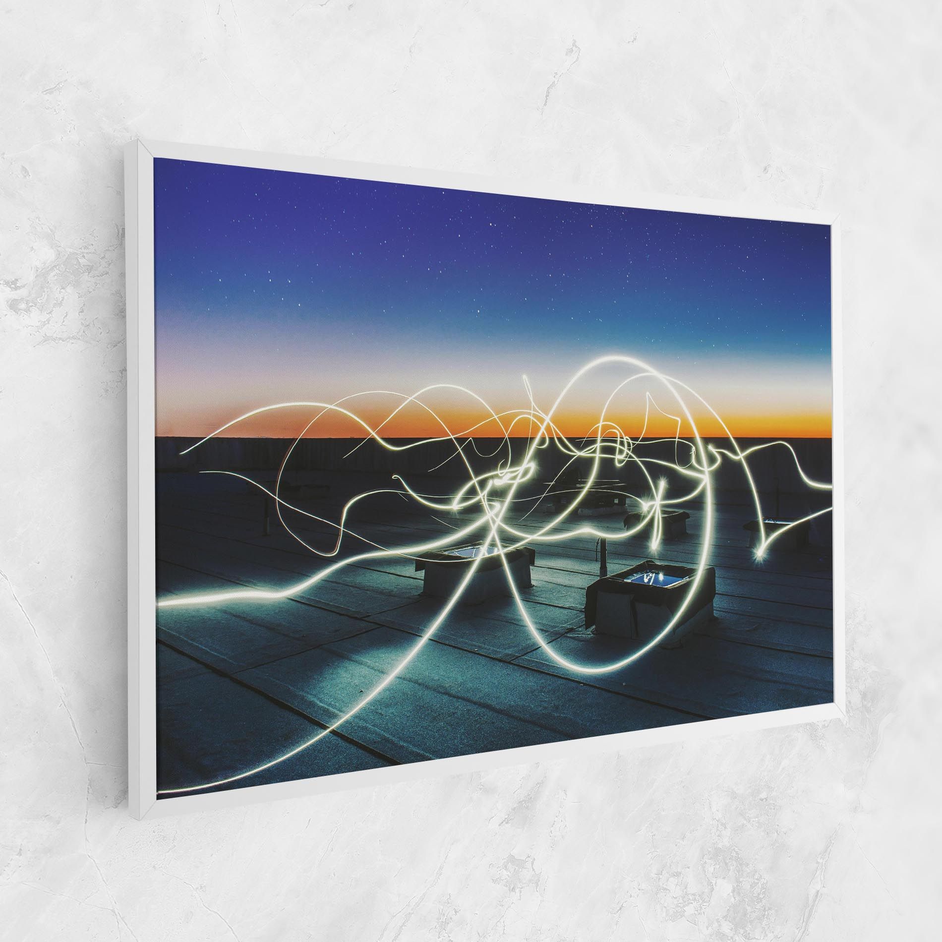 White Light Floating mockup 1