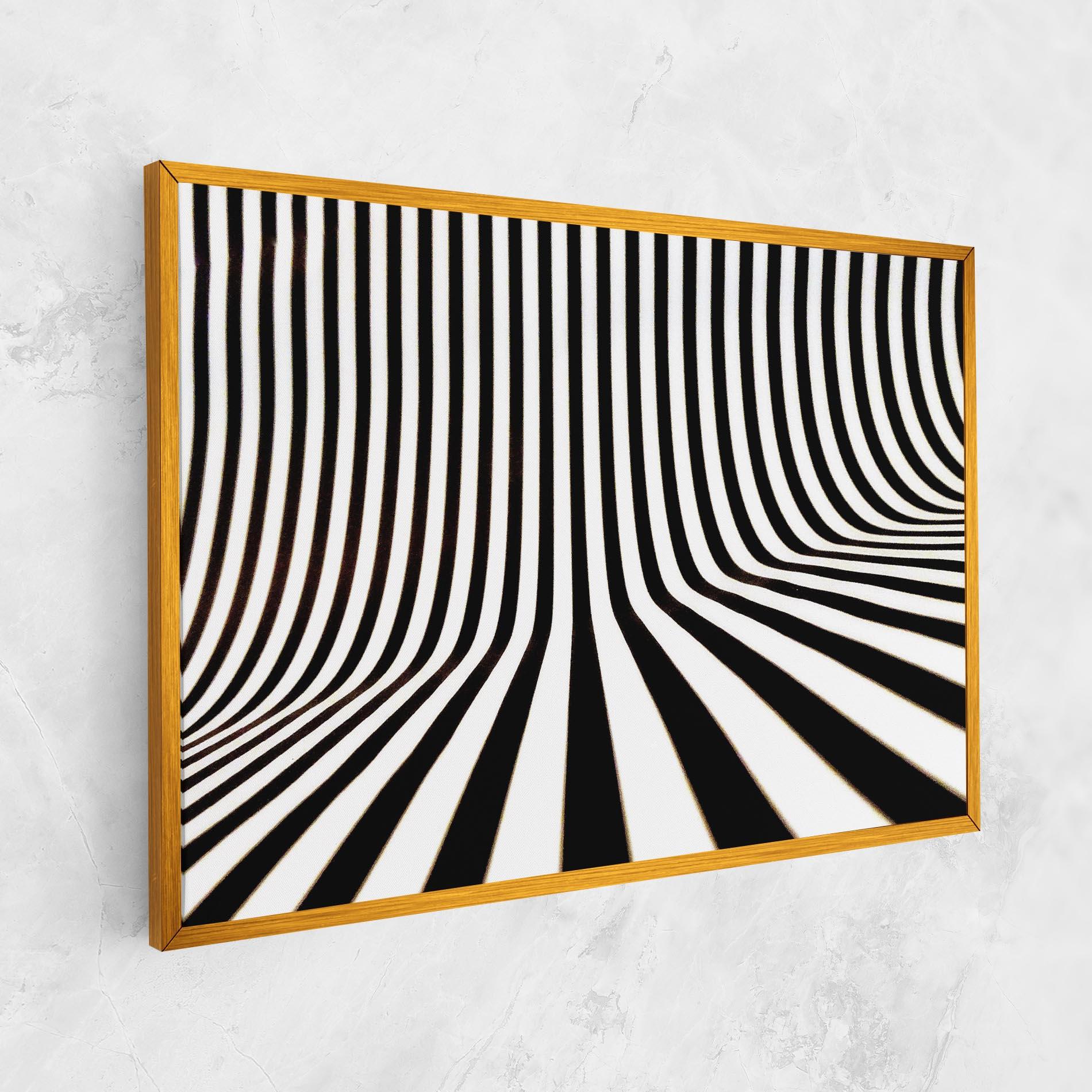 Leinwandbild Black And White Illusion mockup 1