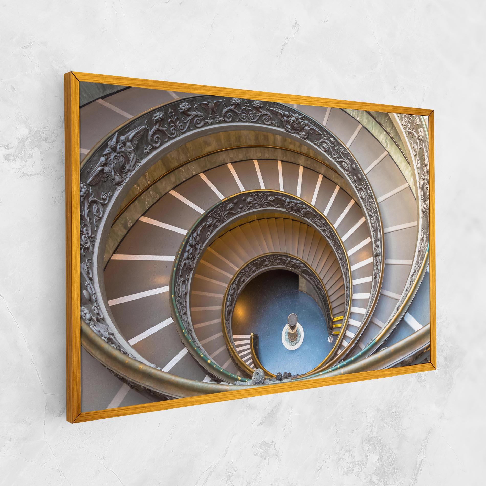 Leinwandbild Colored Stairs mockup 1