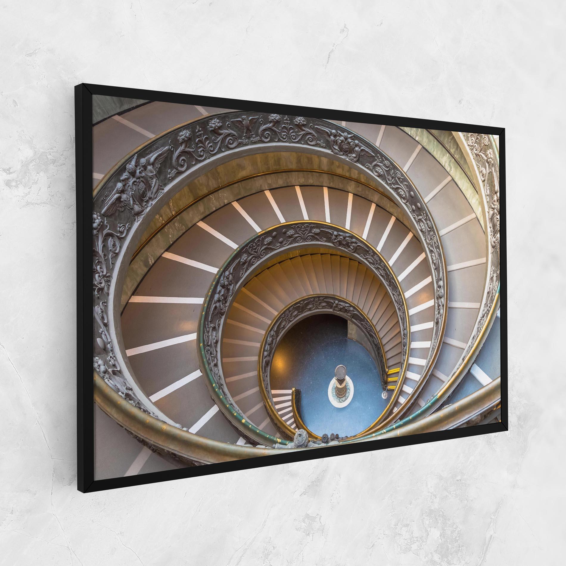 Leinwandbild Colored Stairs mockup 1